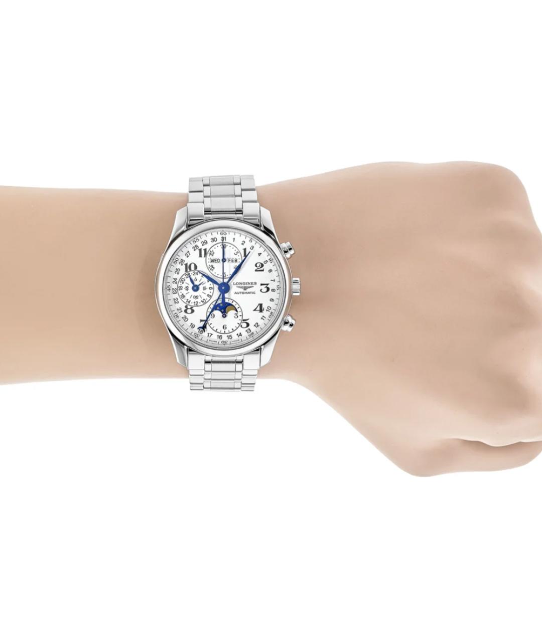 LONGINES Серебряные часы, фото 4