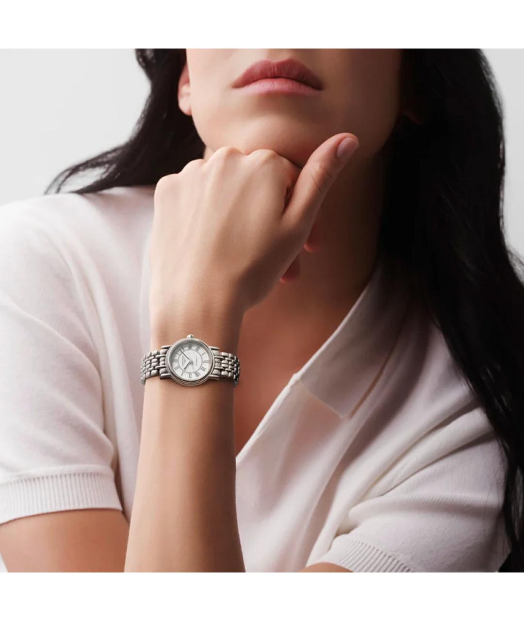 LONGINES Белые часы, фото 4