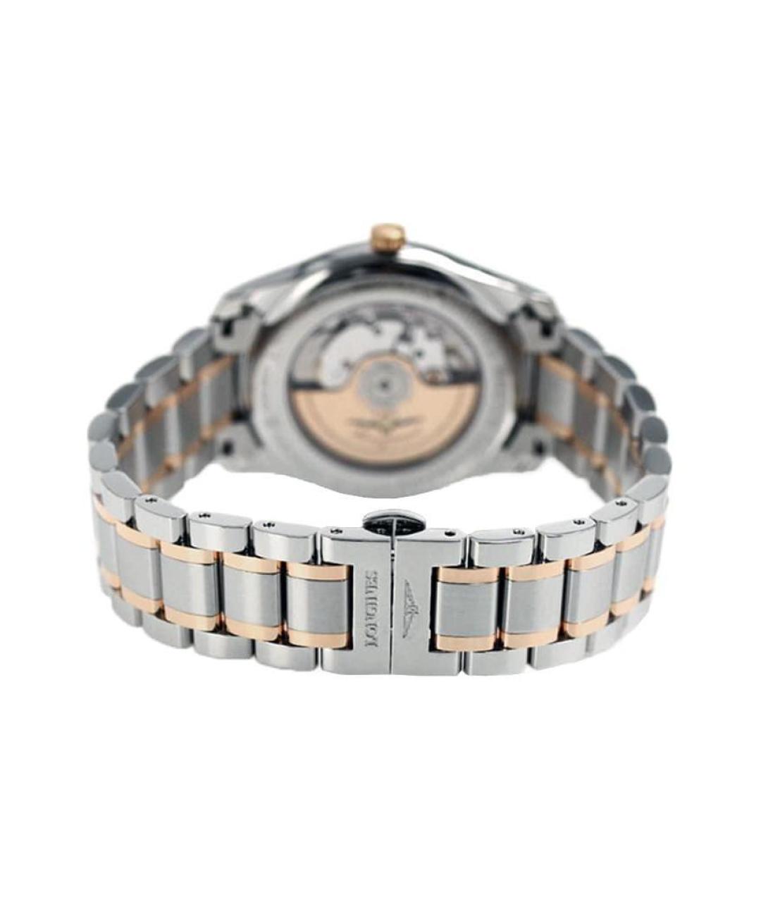 LONGINES Черные часы из розового золота, фото 2