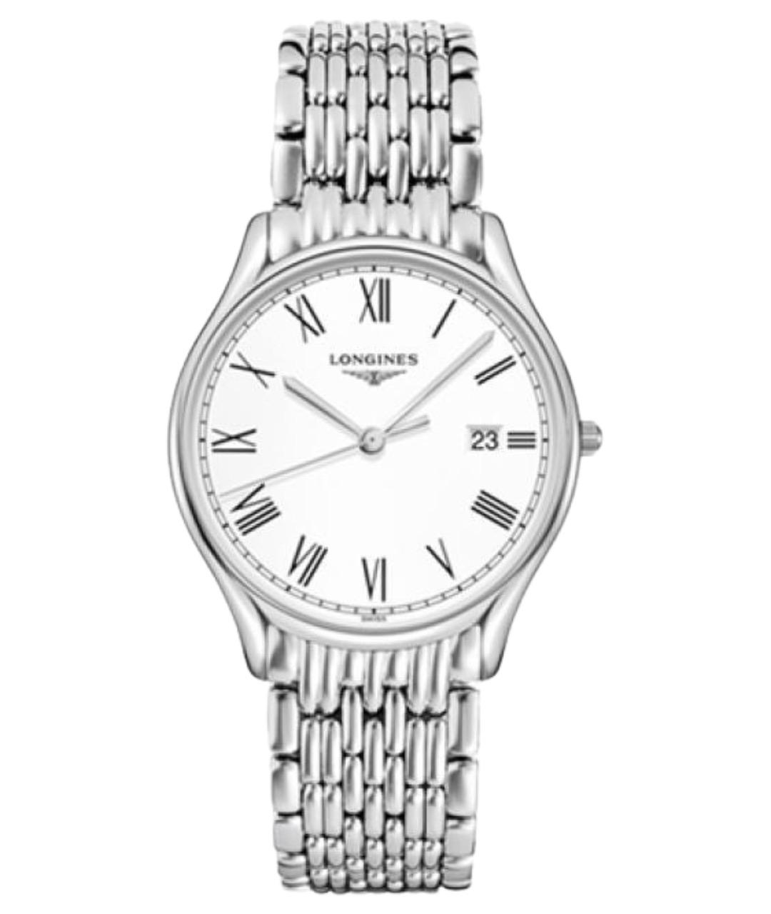 LONGINES Серебряные стальные часы, фото 1