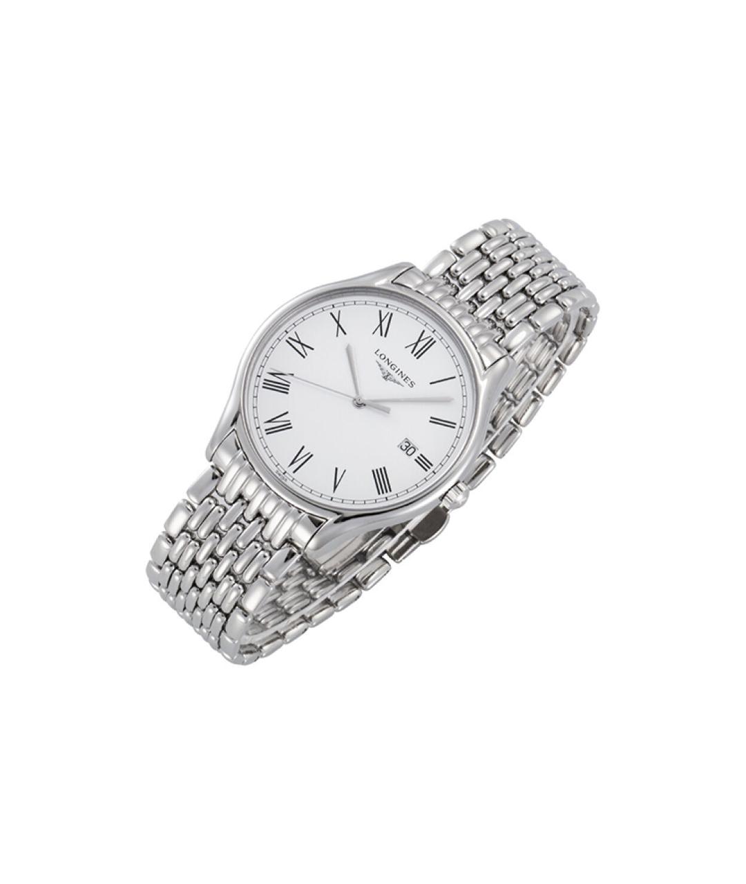 LONGINES Серебряные стальные часы, фото 2