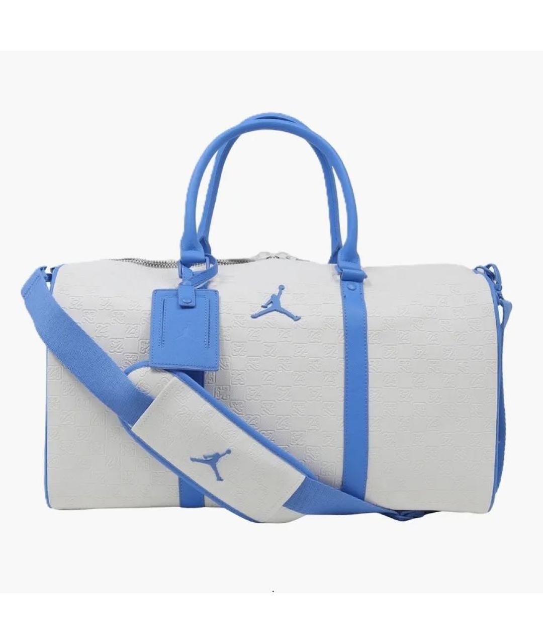 JORDAN Белая дорожная/спортивная сумка, фото 8