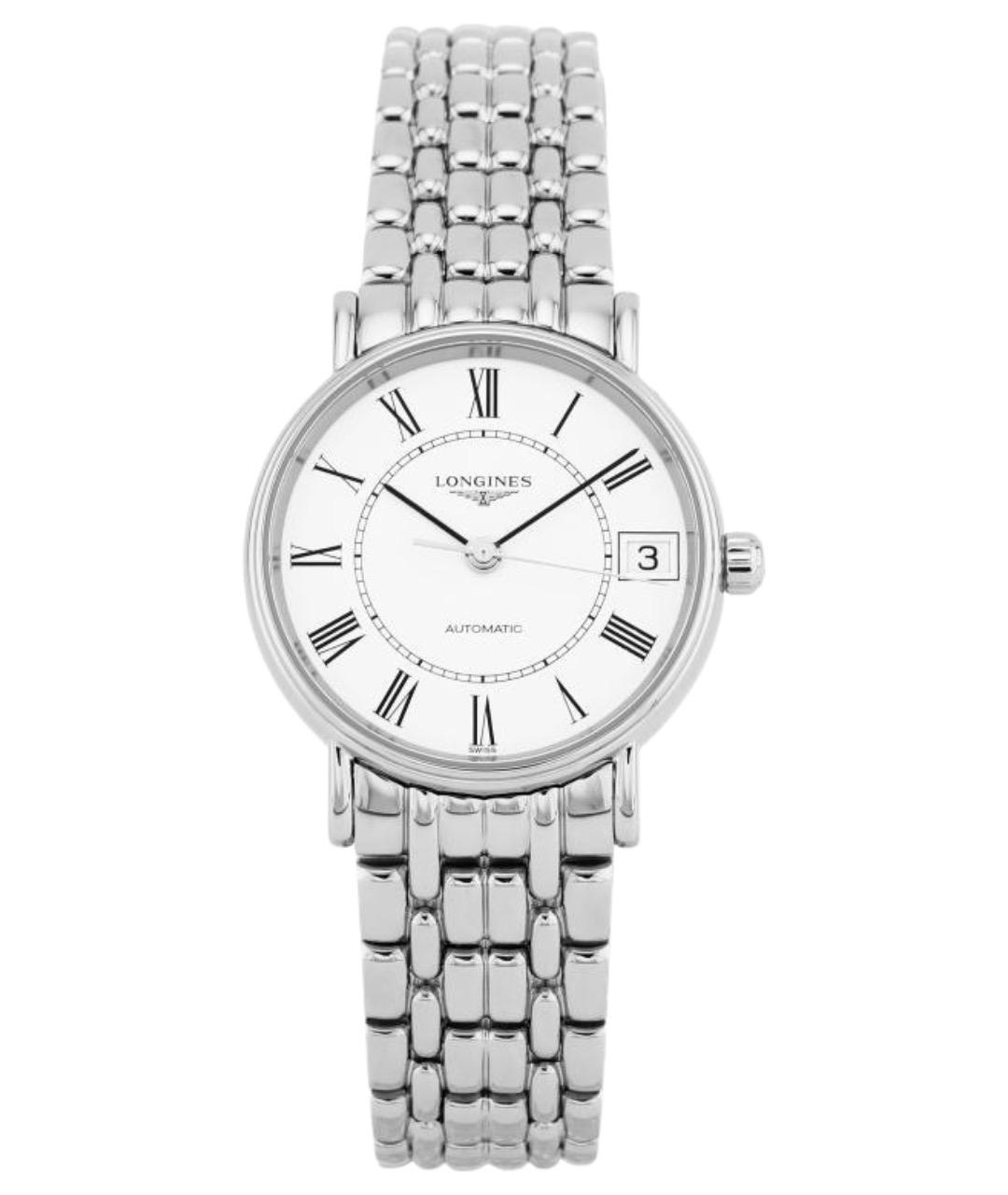 LONGINES Серебряные стальные часы, фото 1