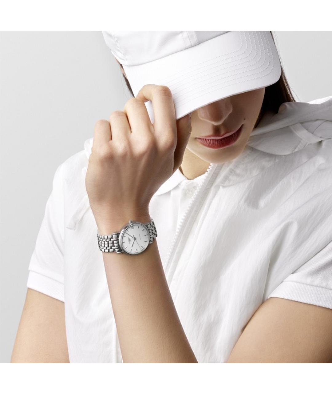 LONGINES Серебряные стальные часы, фото 5