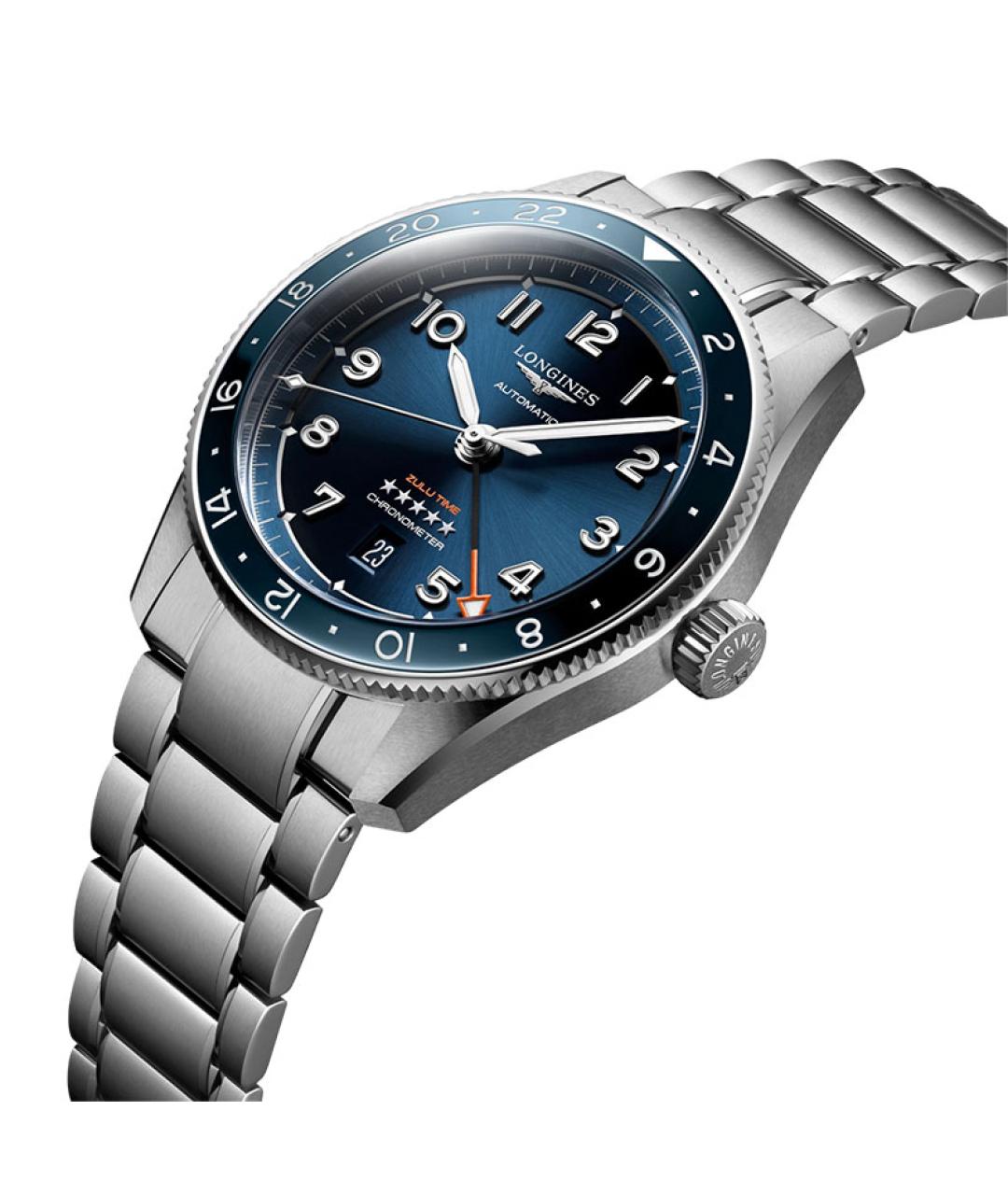 LONGINES Синие часы, фото 2