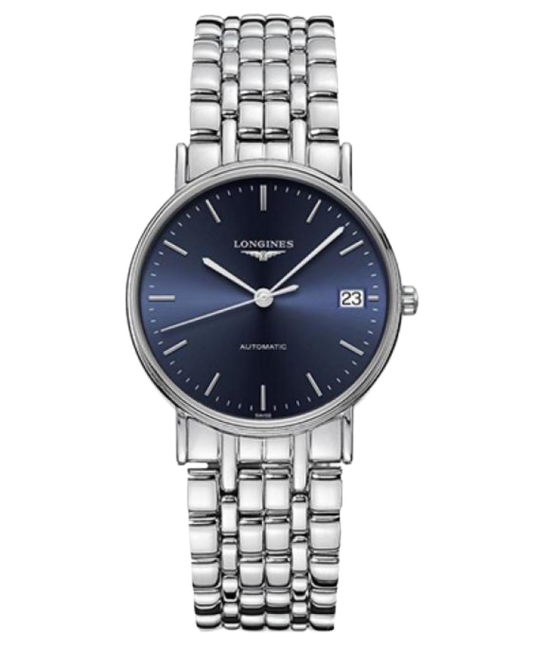 LONGINES Серебряные стальные часы, фото 1