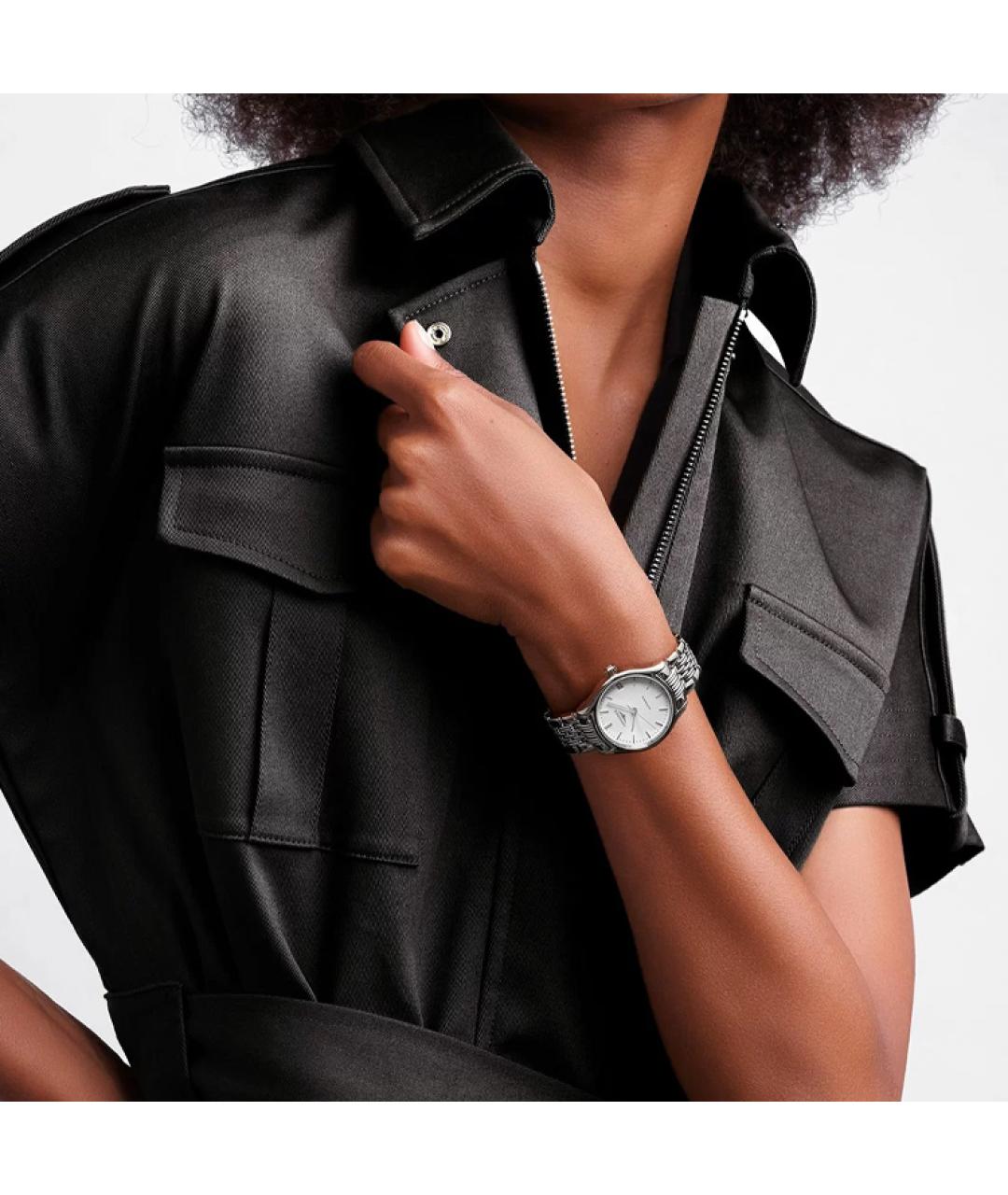 LONGINES Серебряные стальные часы, фото 4