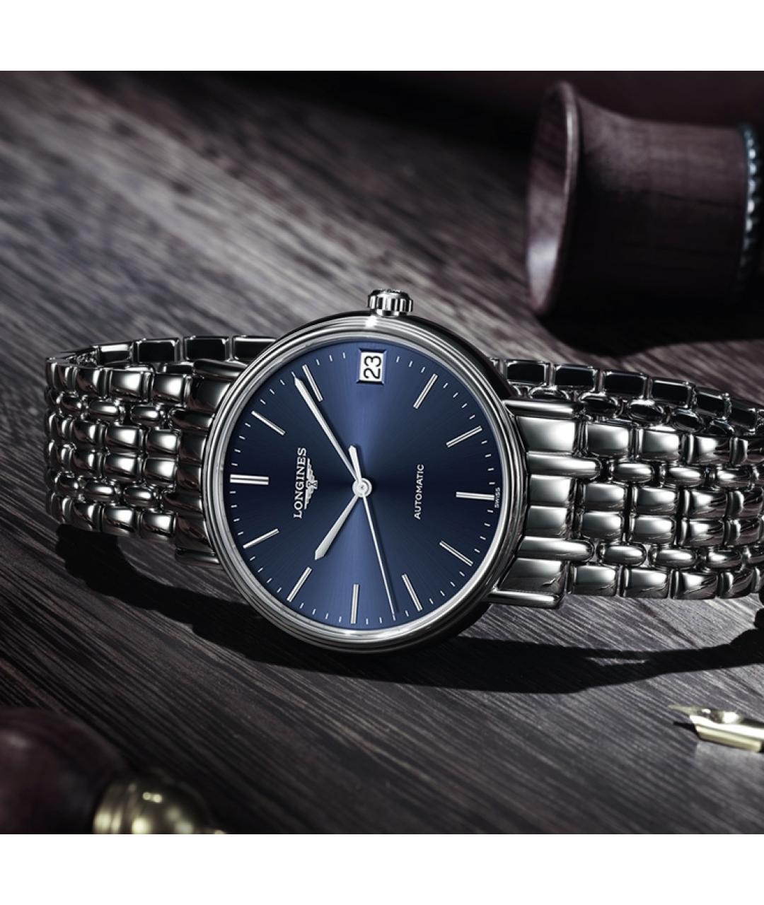 LONGINES Серебряные часы, фото 4