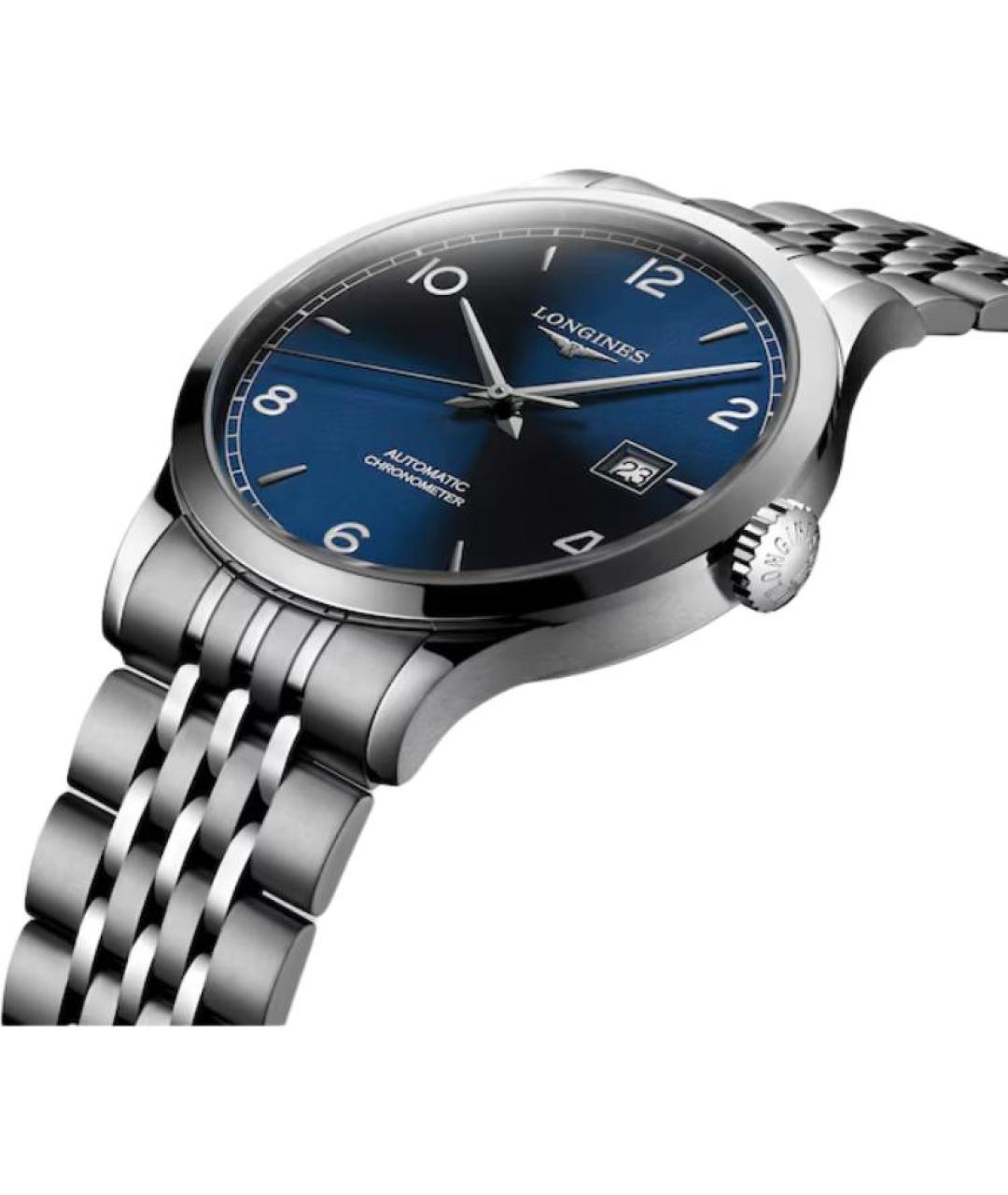 LONGINES Синие часы, фото 4