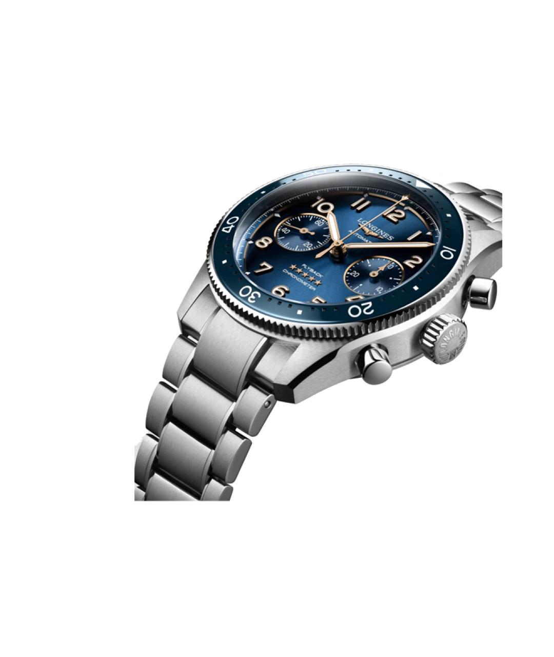 LONGINES Синие часы, фото 3