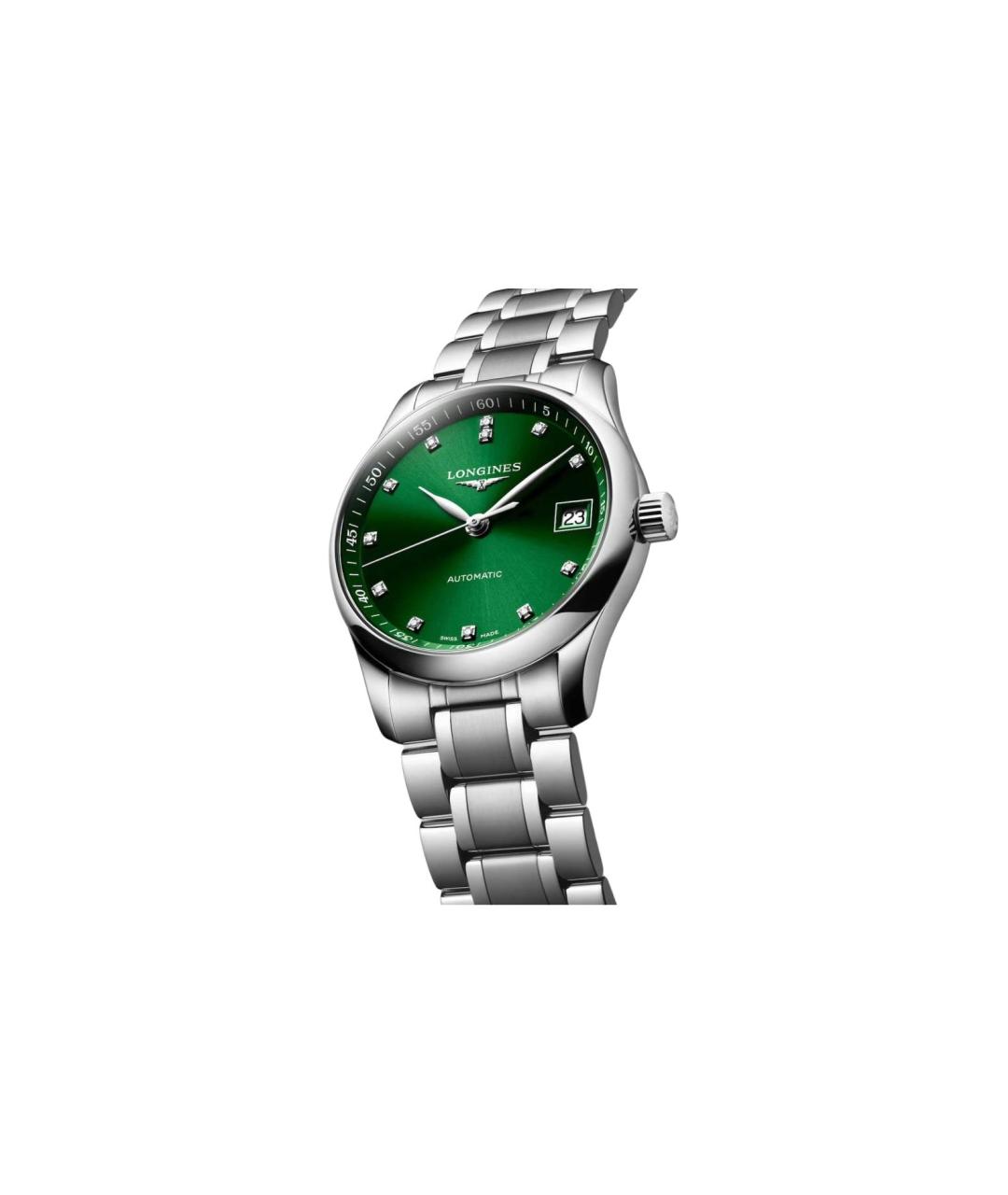 LONGINES Зеленые часы, фото 3