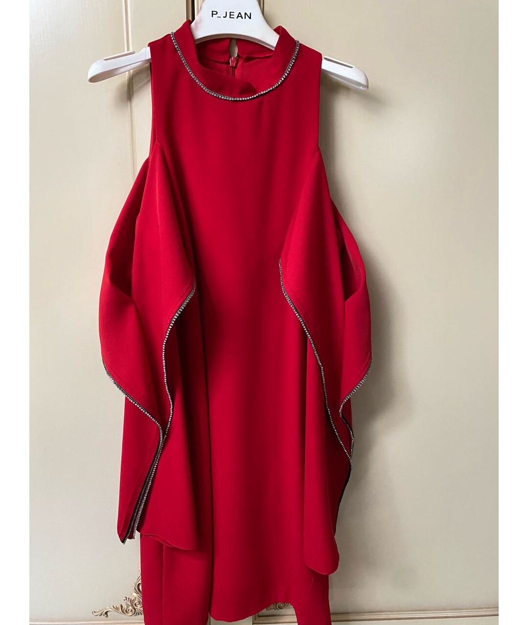 PINKO Красное коктейльное платье, фото 8