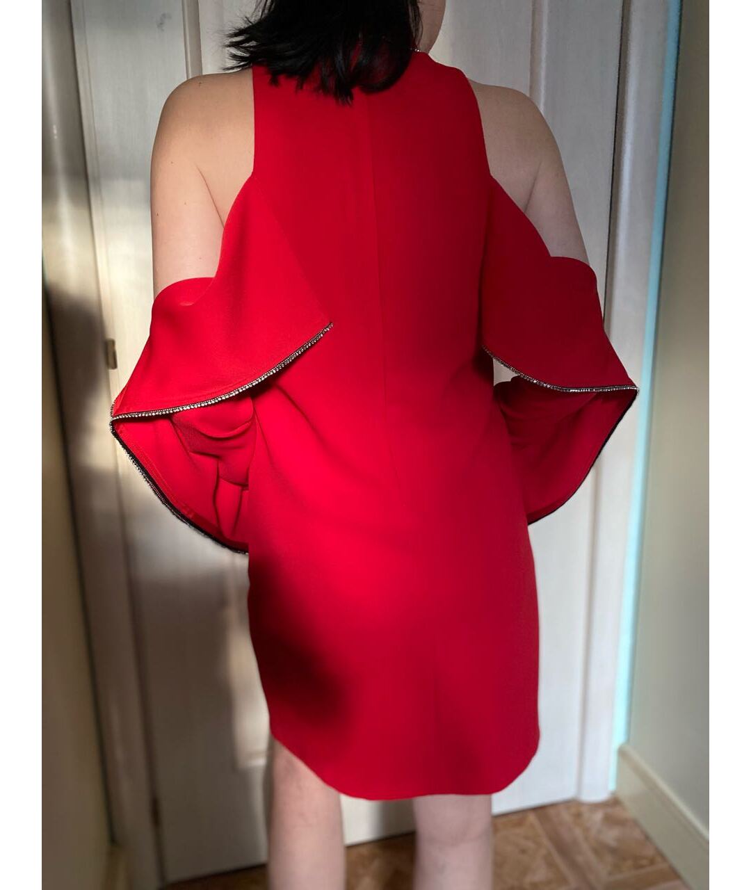 PINKO Красное коктейльное платье, фото 2