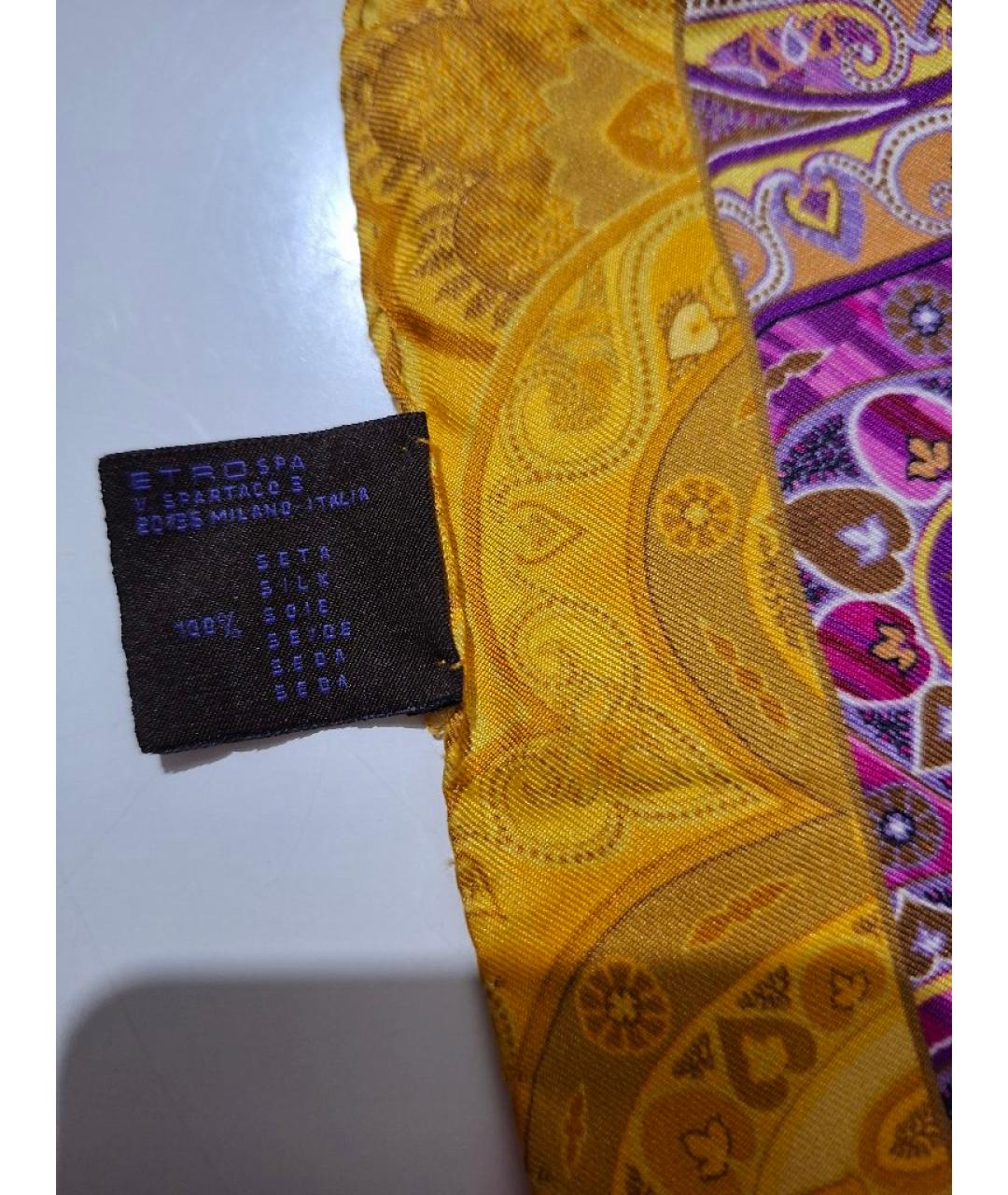 ETRO Мульти шелковый платок, фото 3
