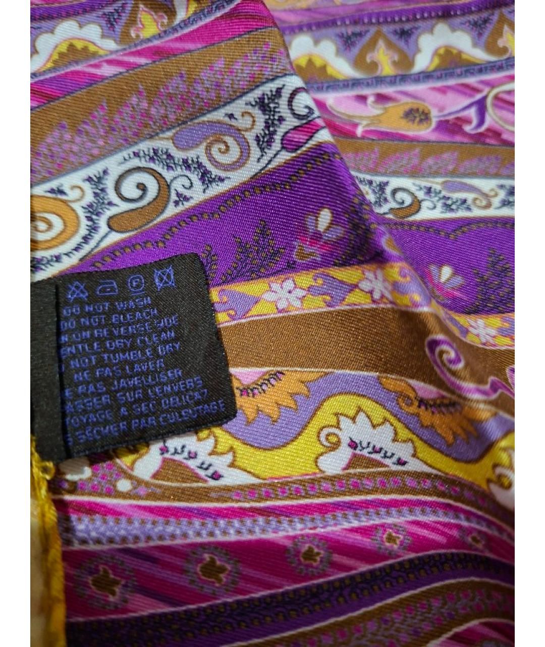 ETRO Мульти шелковый платок, фото 4