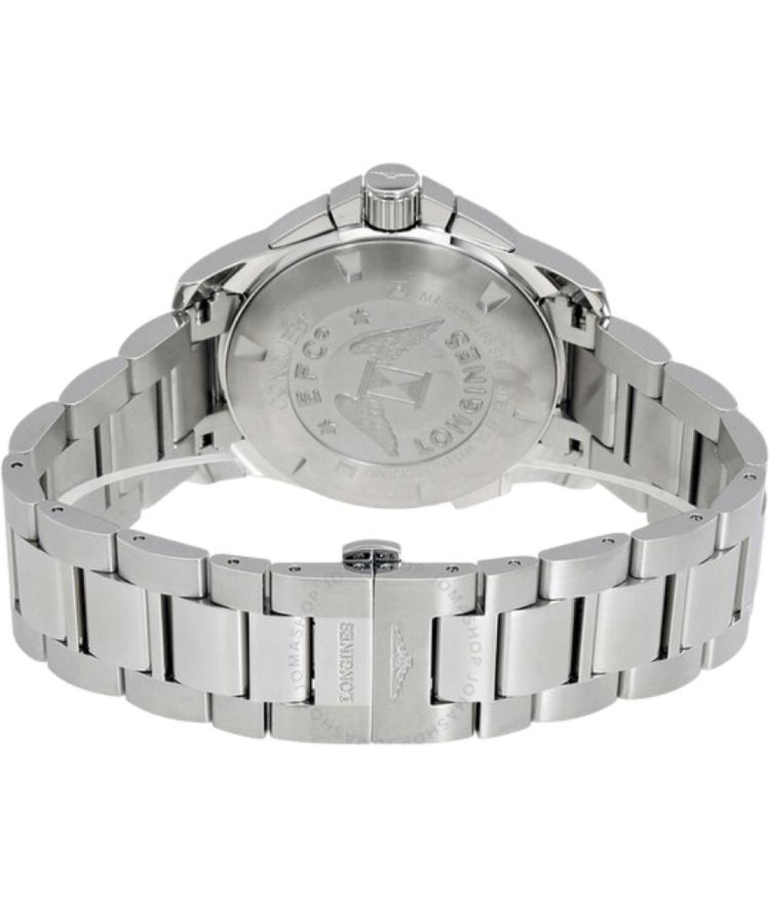 LONGINES Серебряные стальные часы, фото 4