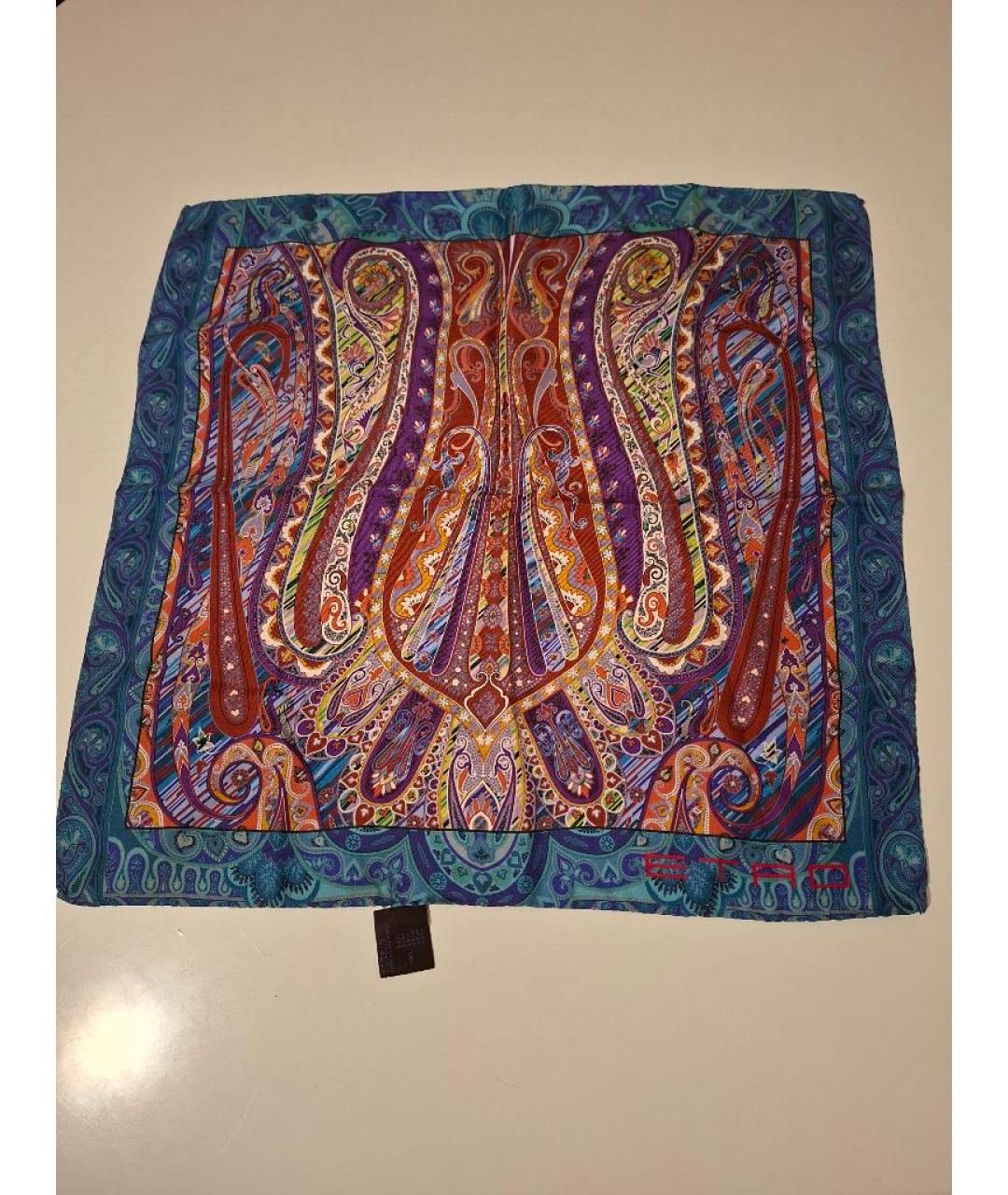 ETRO Мульти шелковый платок, фото 5