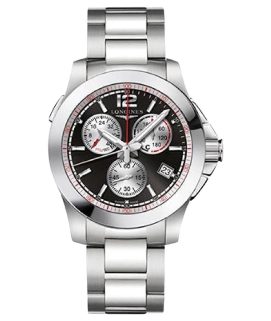 LONGINES Серебряные стальные часы, фото 1