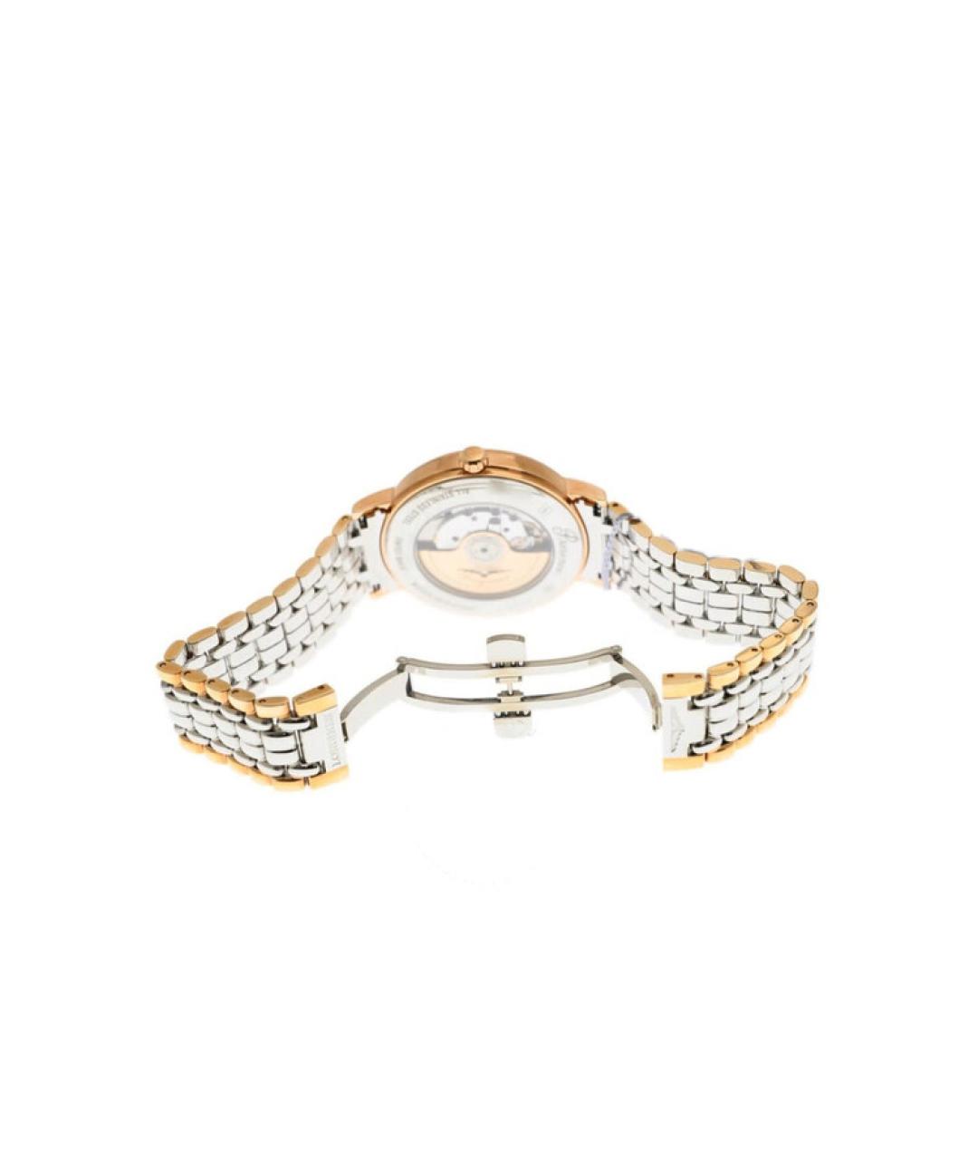 LONGINES Золотые стальные часы, фото 2