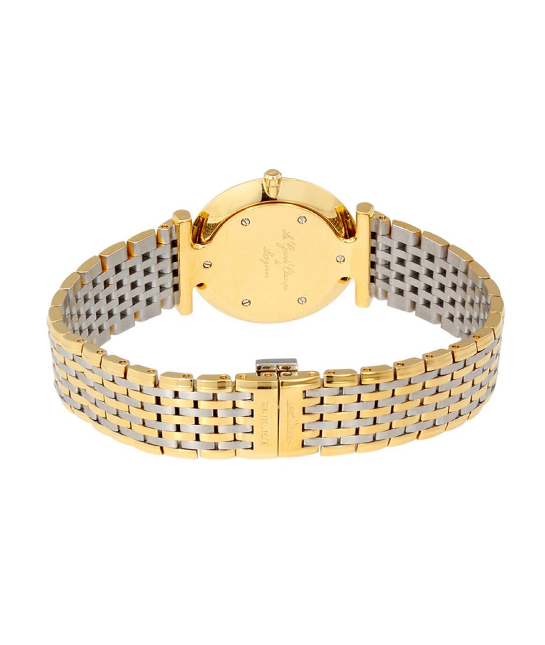 LONGINES Золотые стальные часы, фото 2