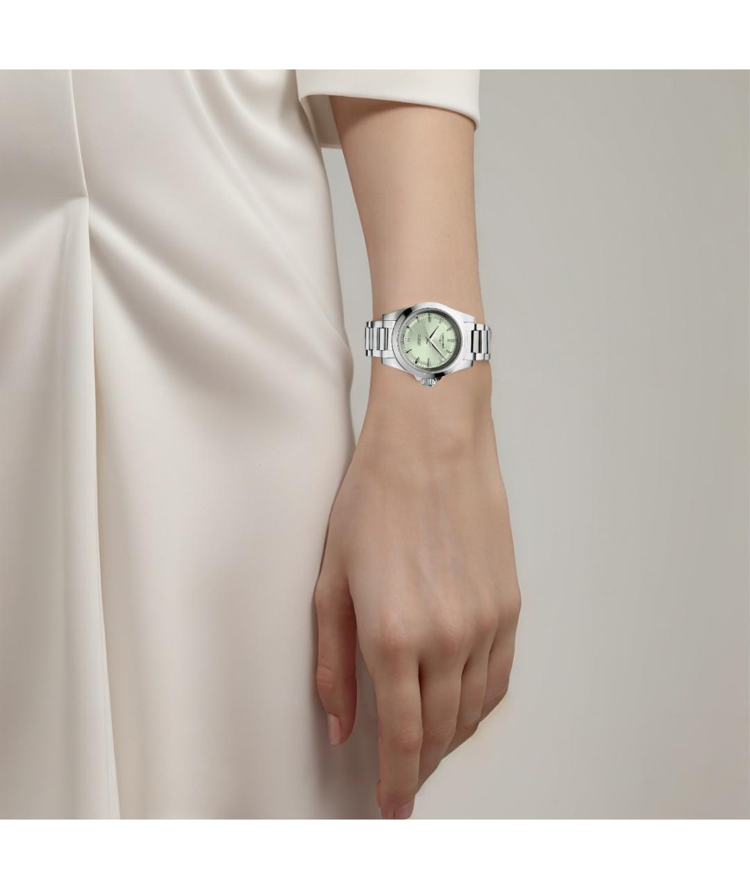 LONGINES Зеленые часы, фото 5