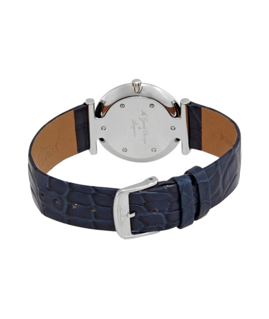 LONGINES Синие стальные часы, фото 2