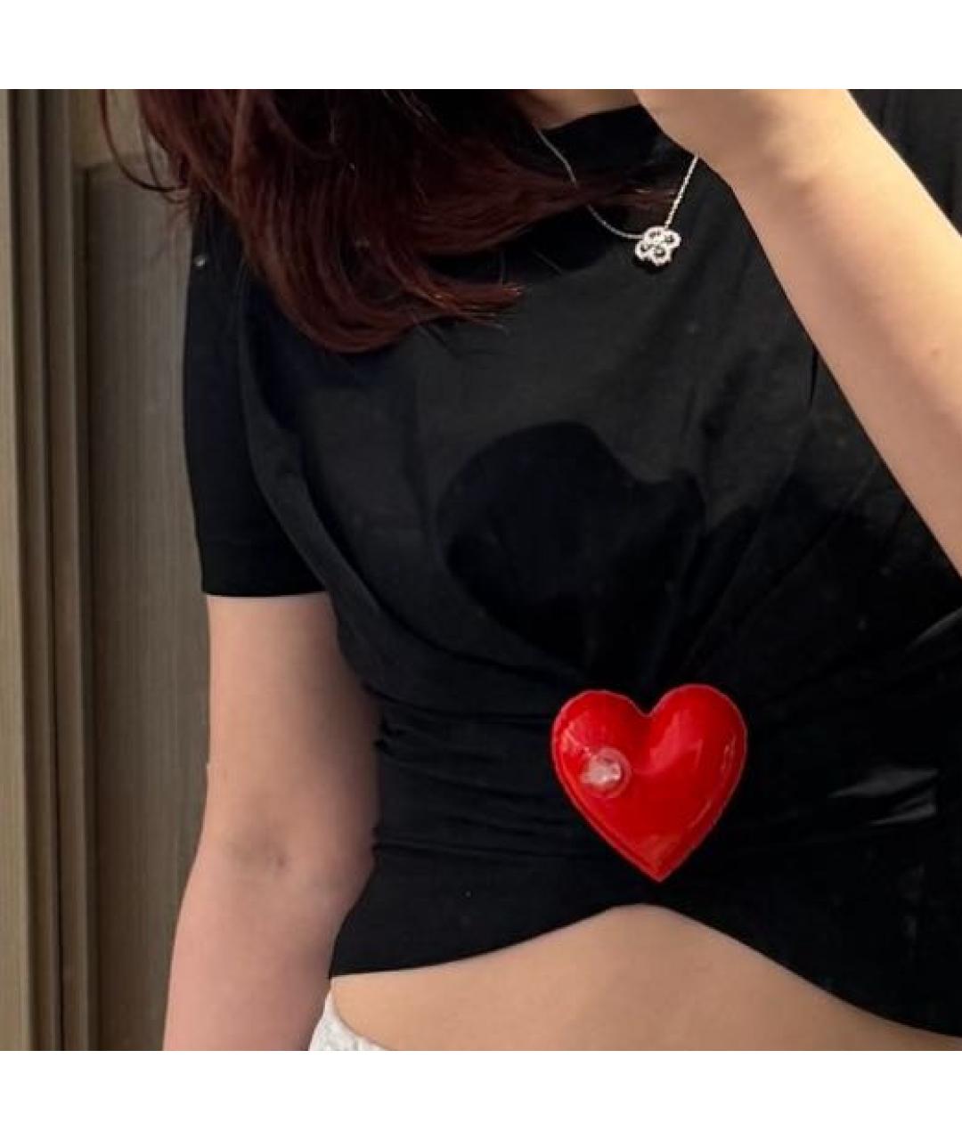 MOSCHINO Черная футболка, фото 8