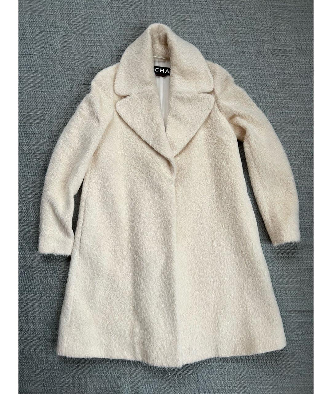 ROCHAS Белое шерстяное пальто, фото 7