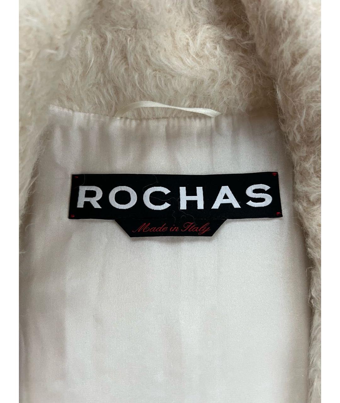 ROCHAS Белое шерстяное пальто, фото 3