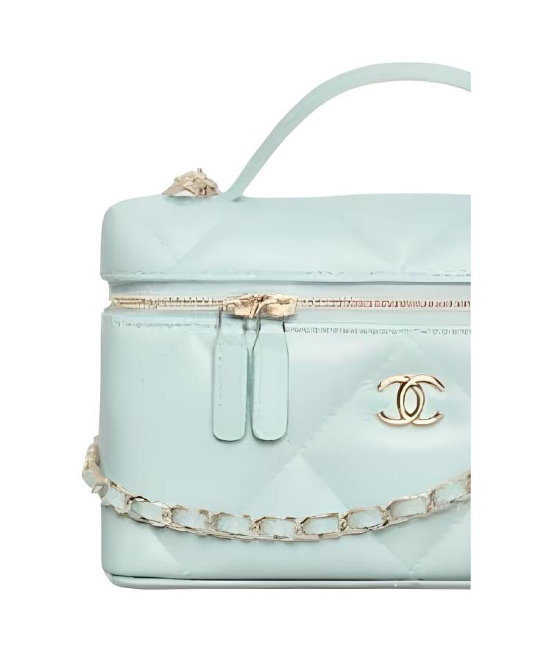 CHANEL Зеленая кожаная сумка через плечо, фото 2