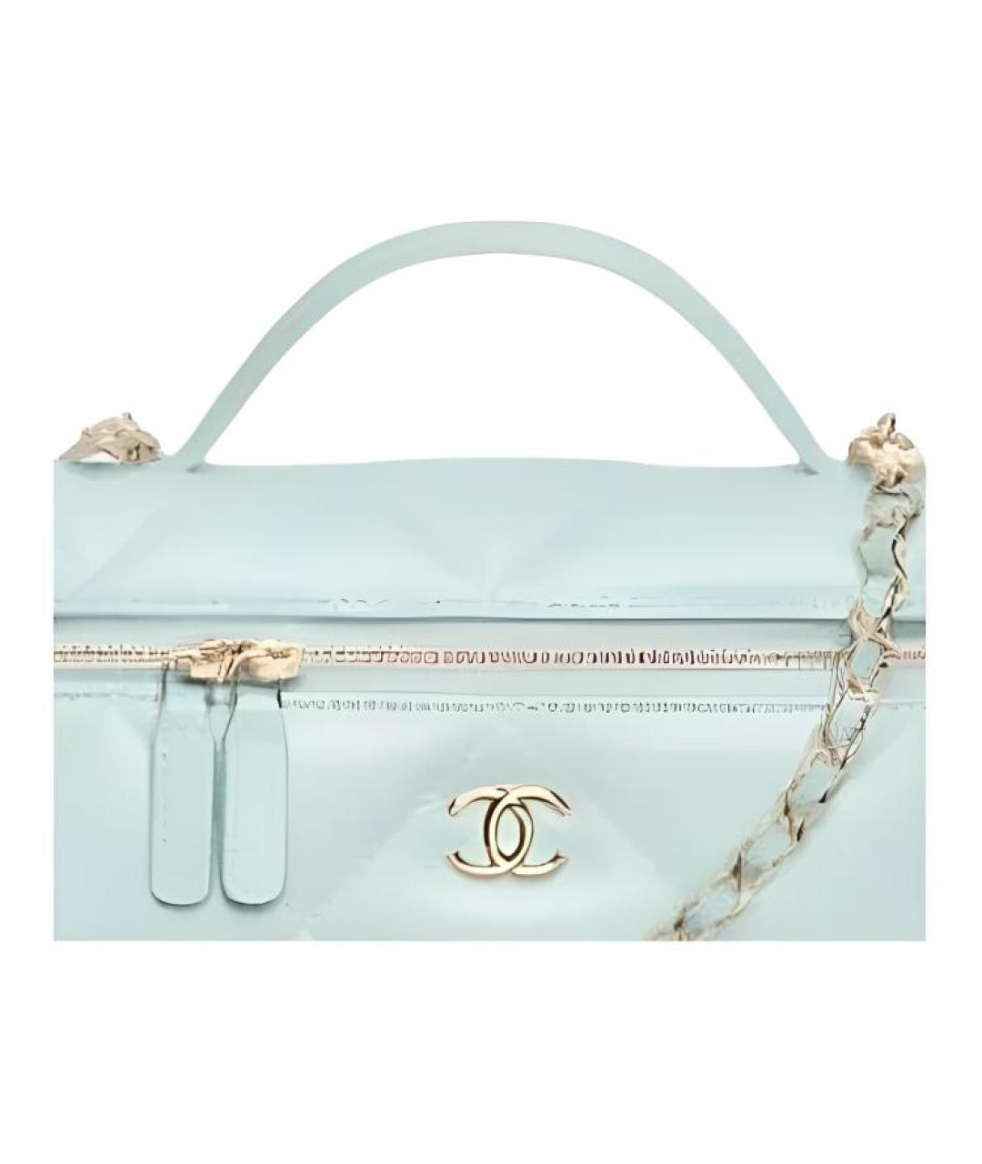 CHANEL Зеленая кожаная сумка через плечо, фото 3