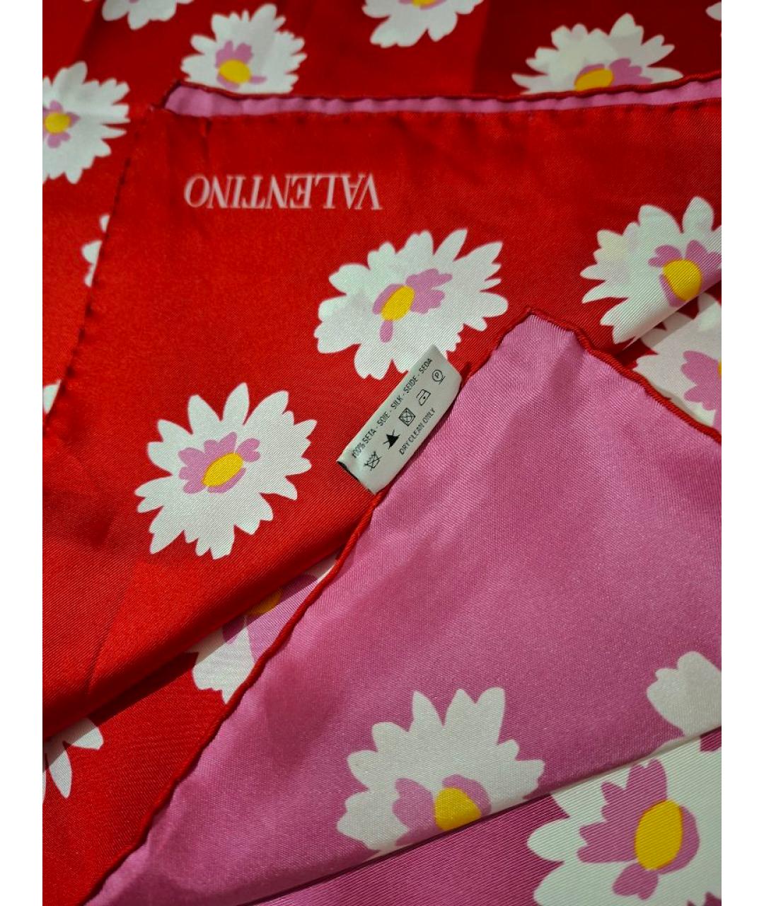 VALENTINO Мульти шелковый платок, фото 3