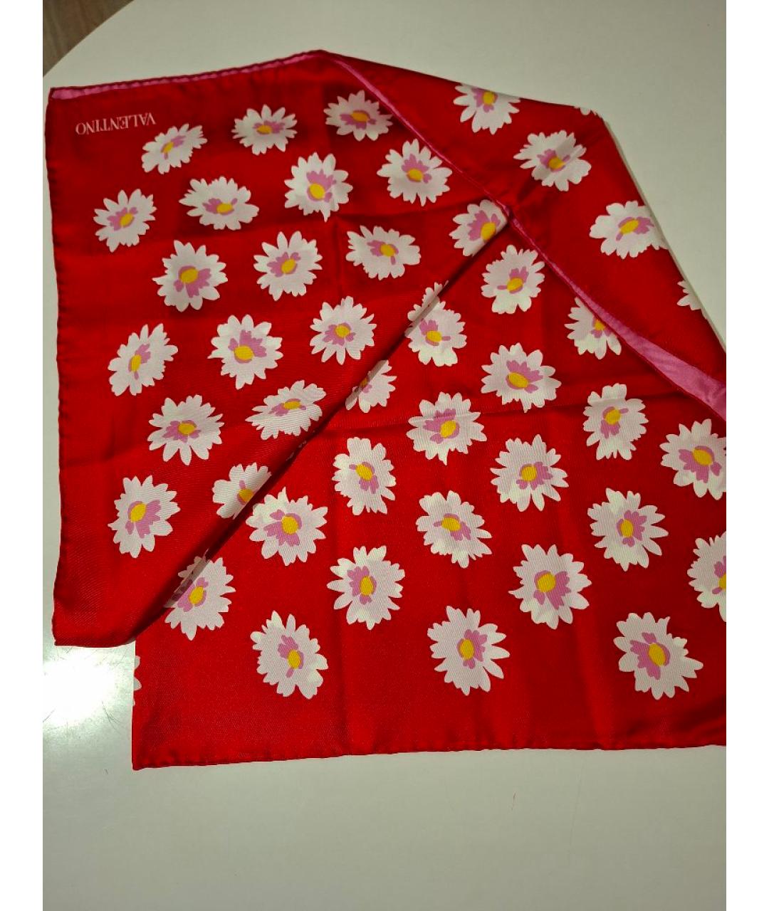 VALENTINO Мульти шелковый платок, фото 4