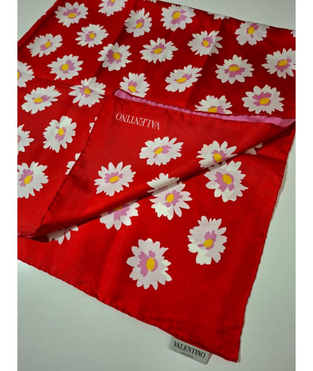 VALENTINO Мульти шелковый платок, фото 2