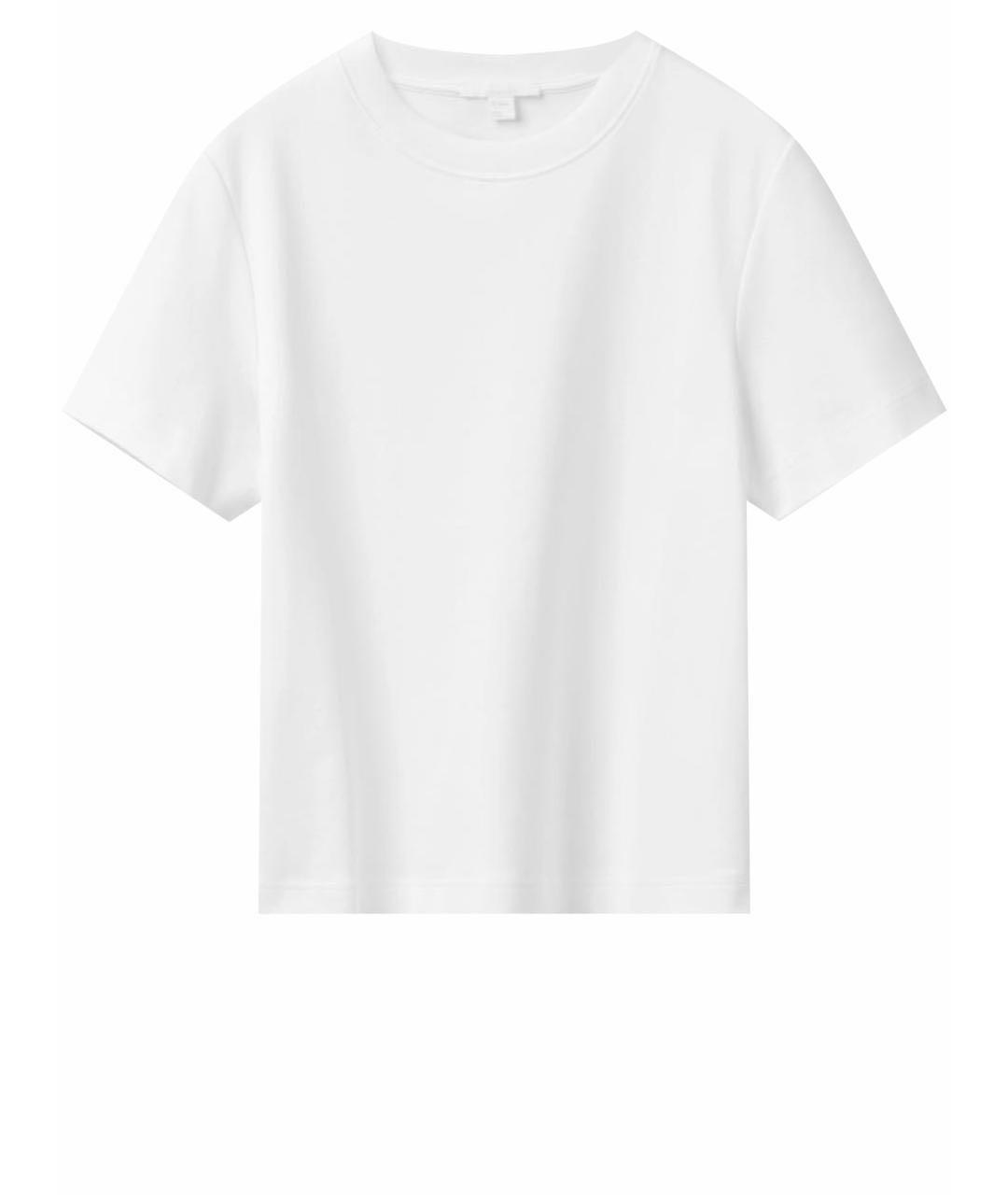 COS Белая хлопковая футболка, фото 8
