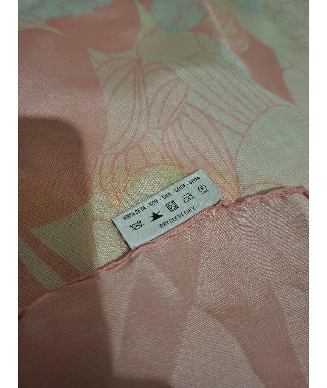 VALENTINO Мульти шелковый шарф, фото 4