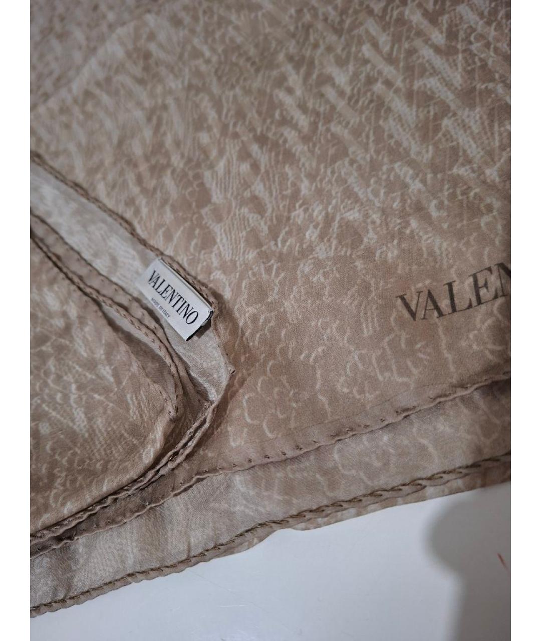 VALENTINO Мульти шелковый платок, фото 3