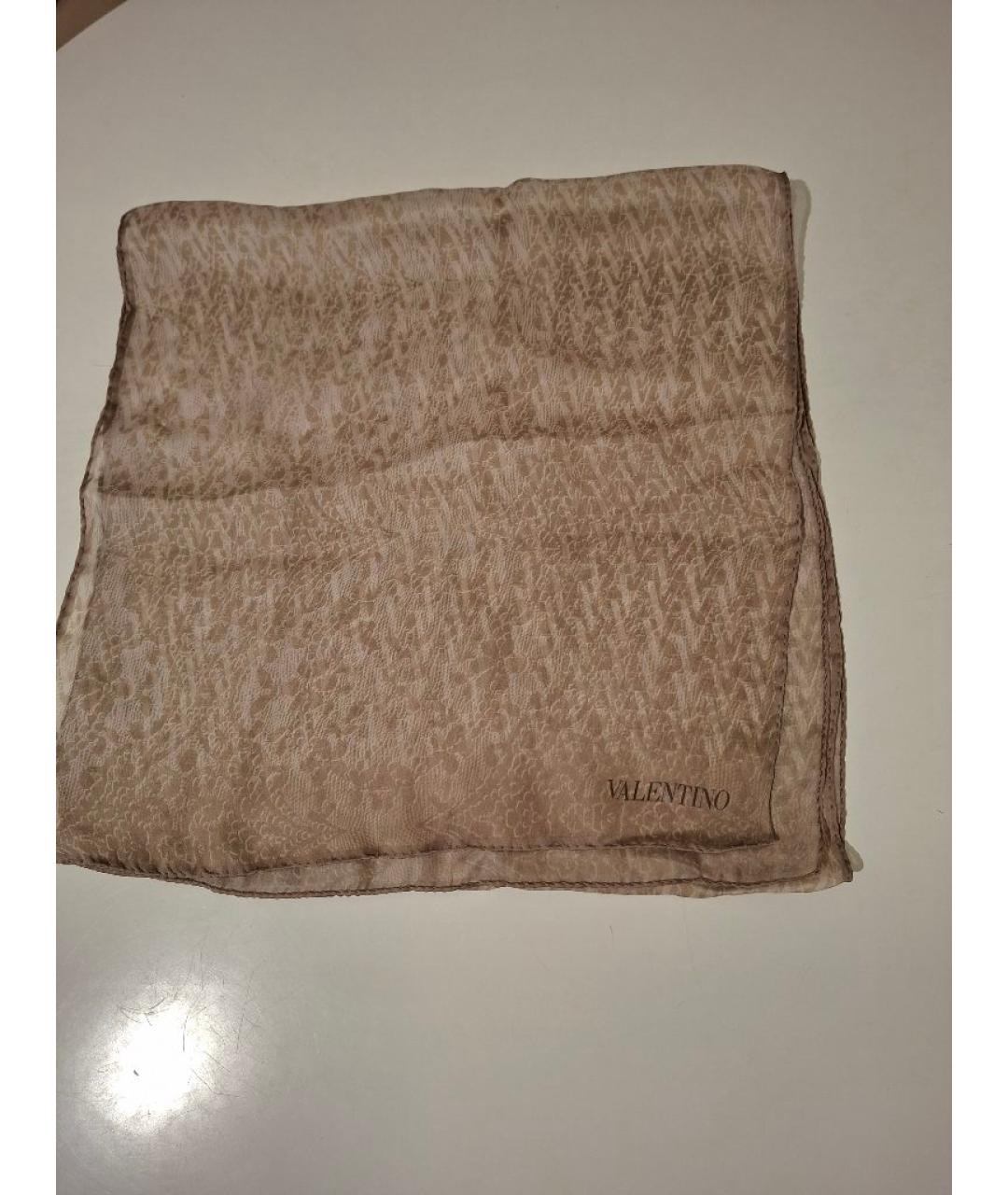 VALENTINO Мульти шелковый платок, фото 5