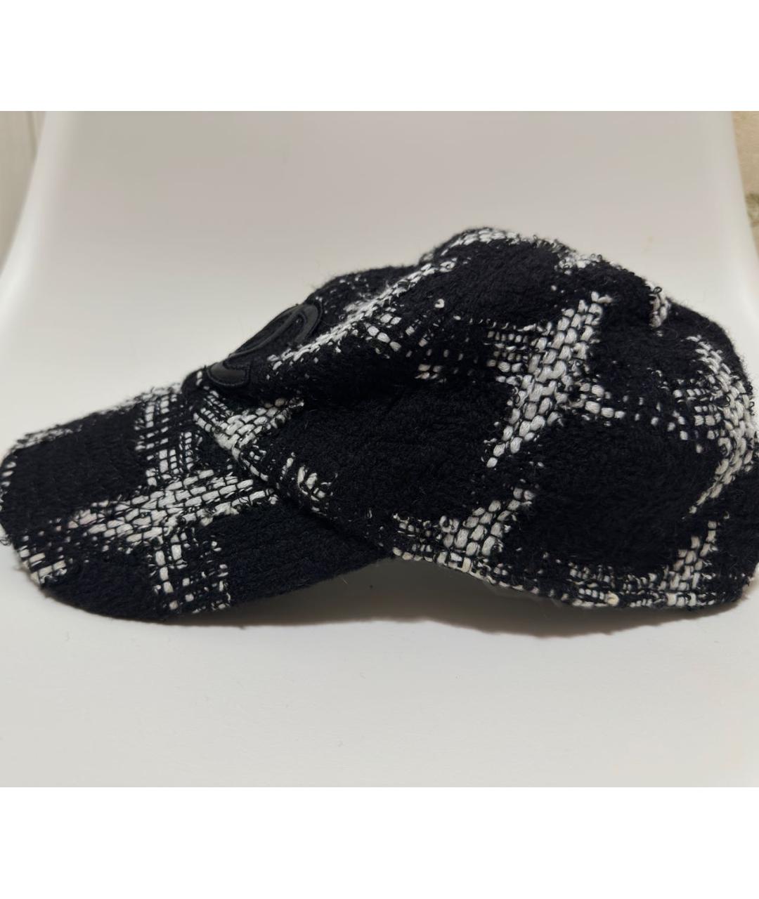 CHANEL Черная кепка, фото 3