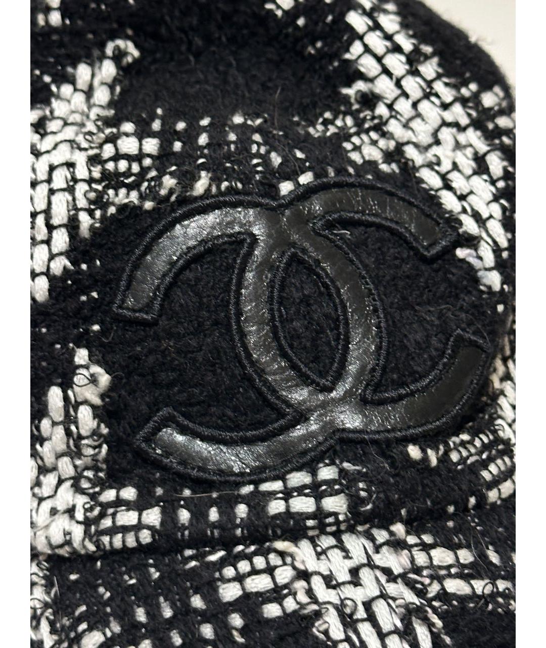CHANEL Черная кепка, фото 4