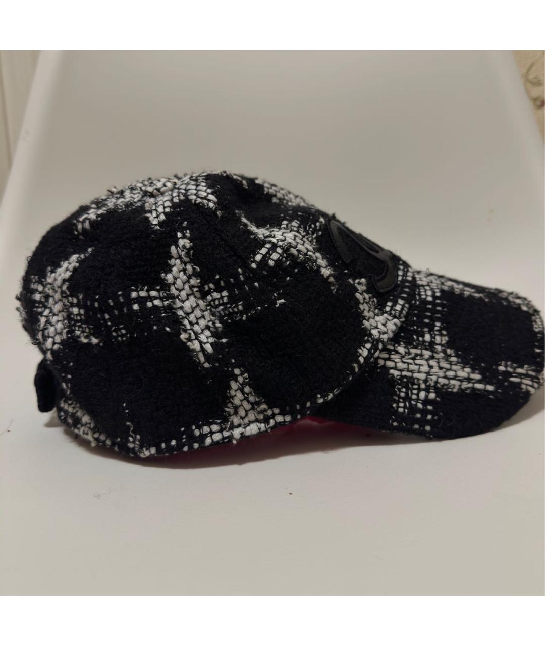 CHANEL Черная кепка, фото 2