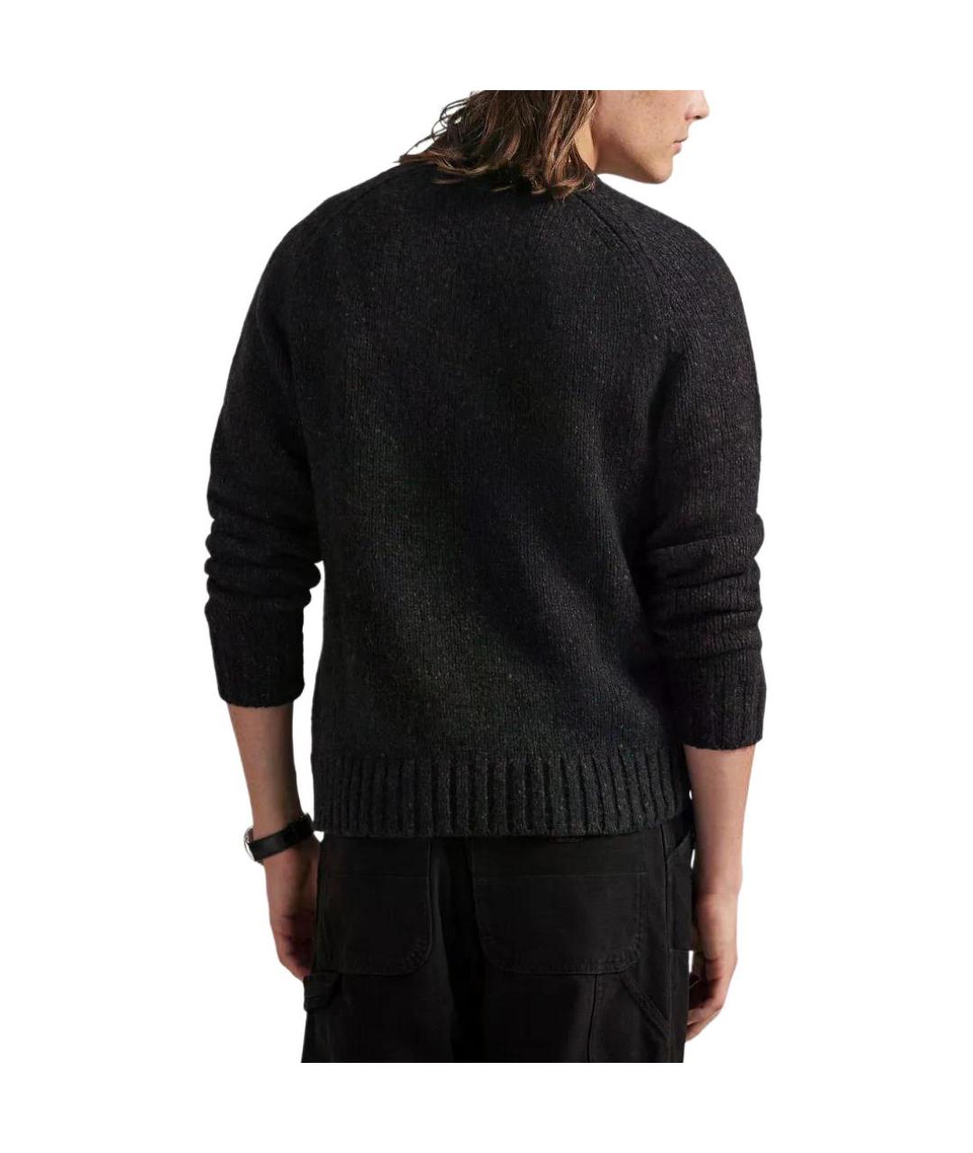 POLO RALPH LAUREN Черный шерстяной джемпер / свитер, фото 4