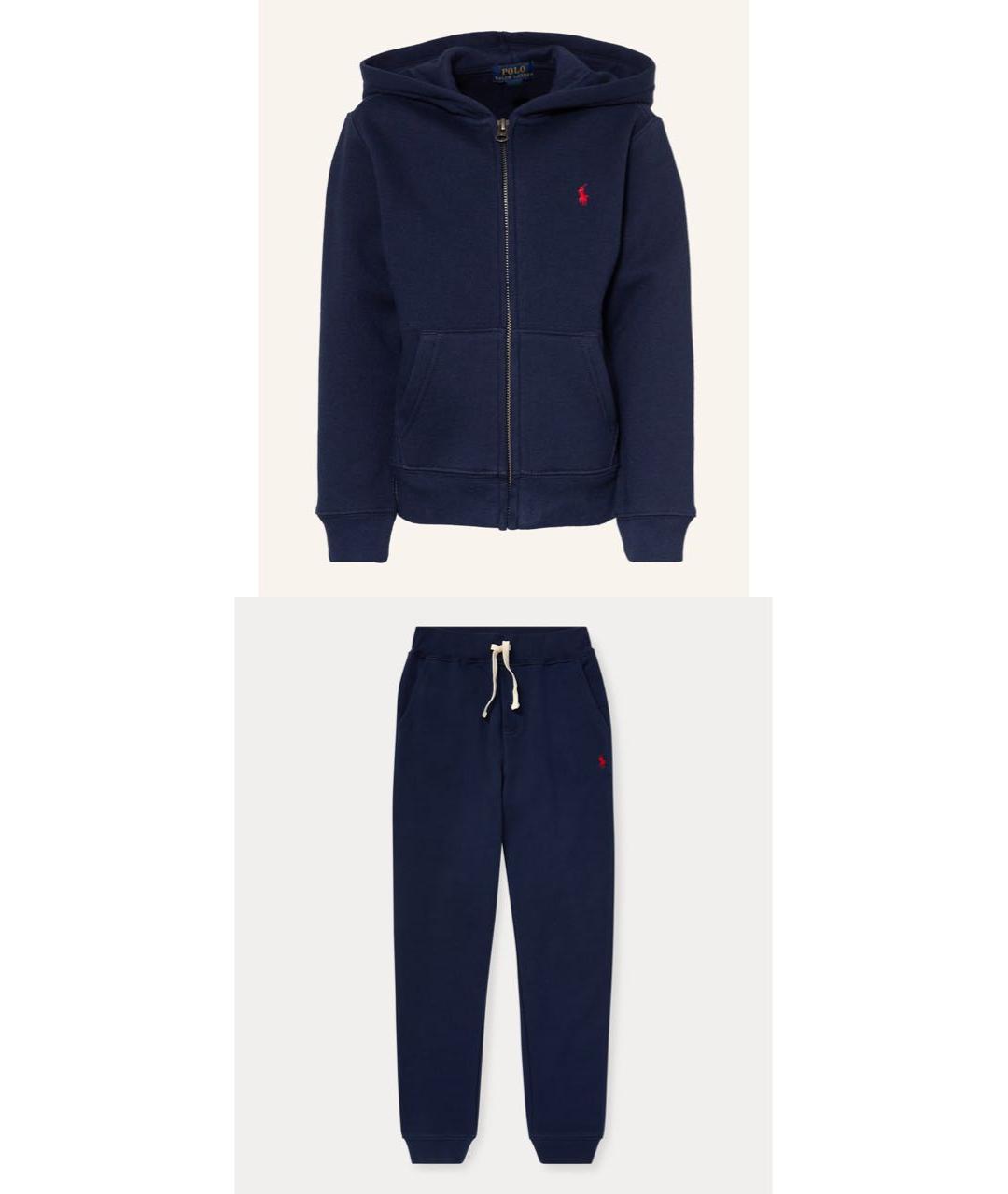 POLO RALPH LAUREN Синий хлопковый комплект, фото 7