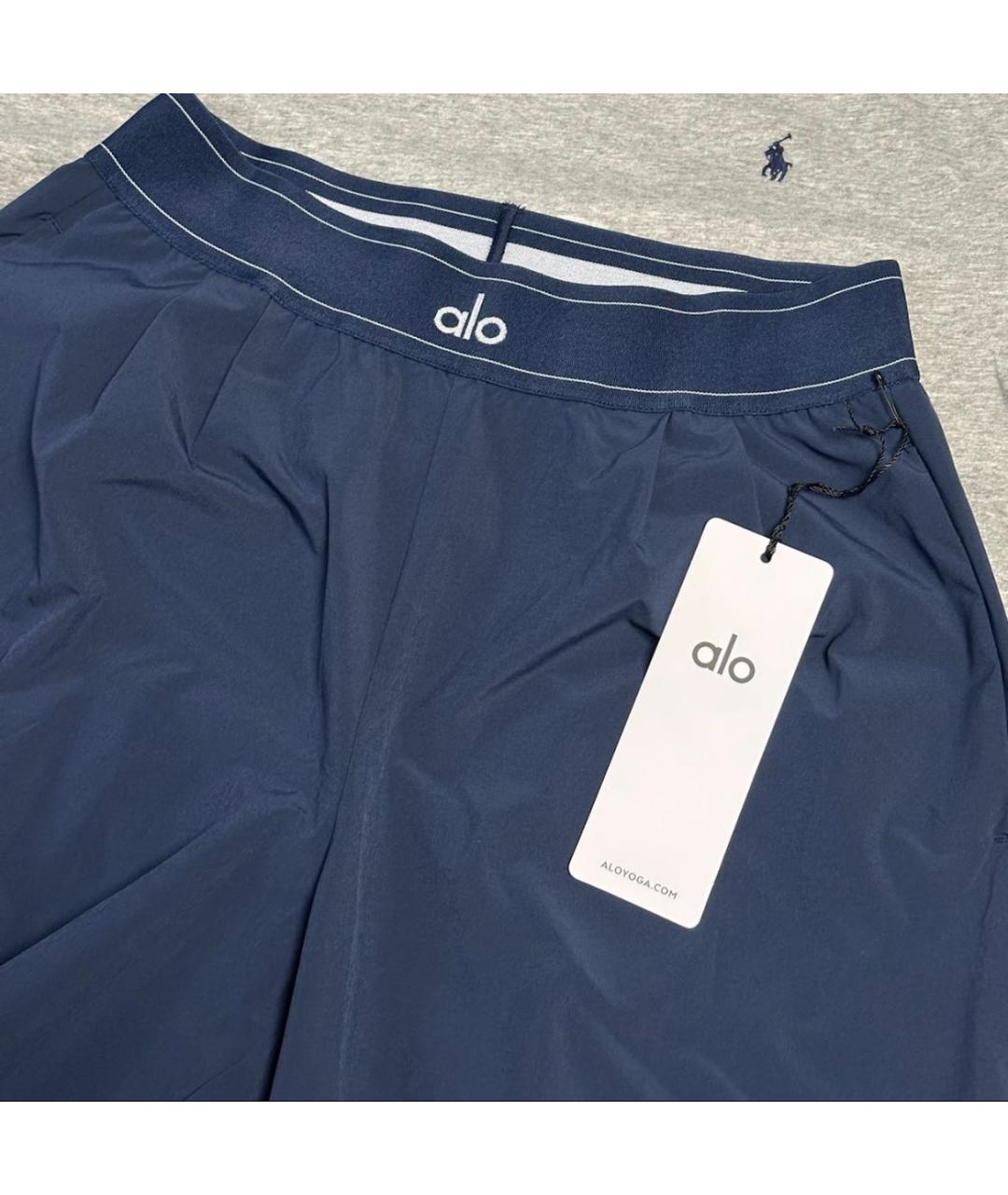 ALO YOGA Темно-синие спортивные брюки и шорты, фото 8