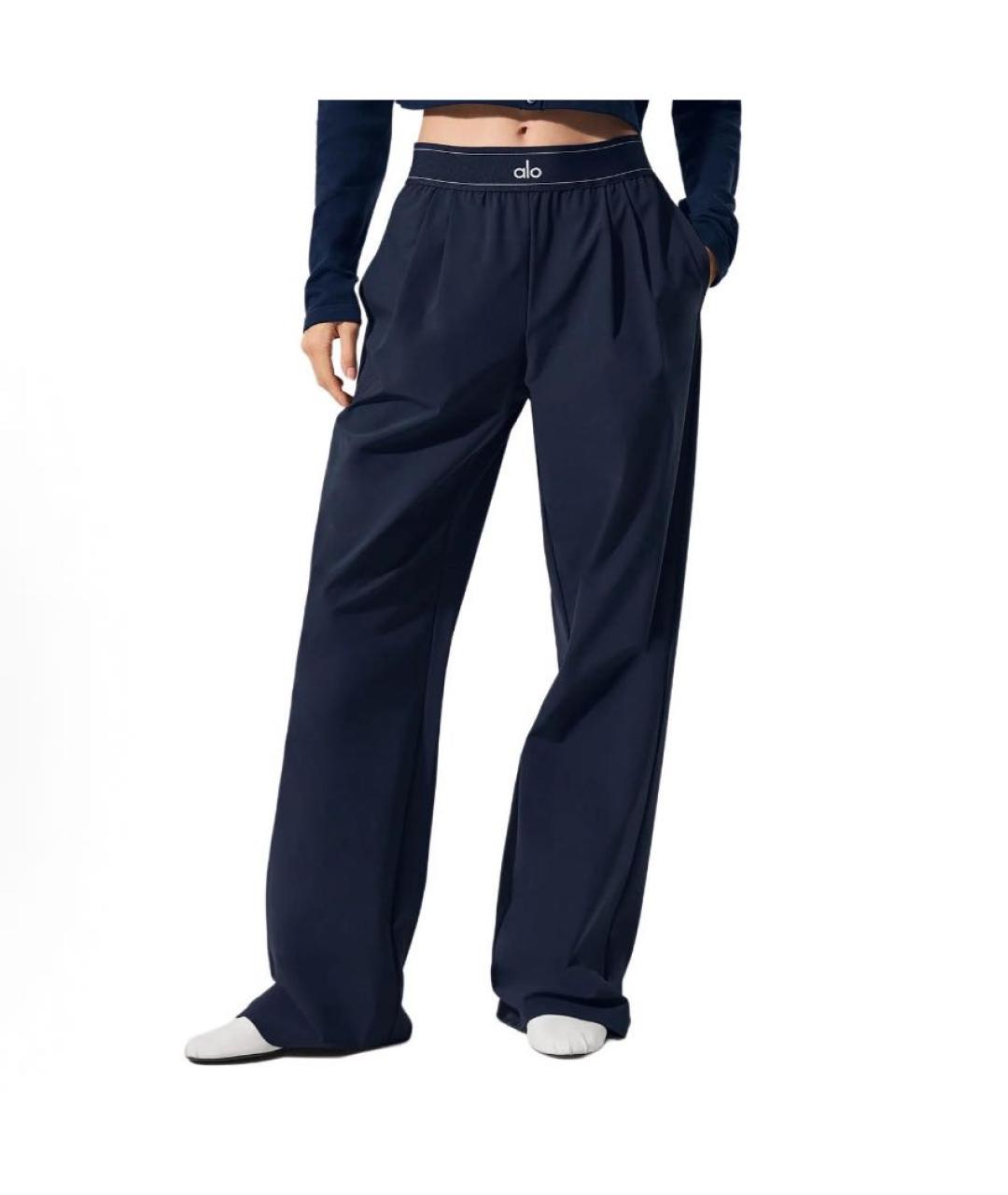 ALO YOGA Темно-синие спортивные брюки и шорты, фото 3