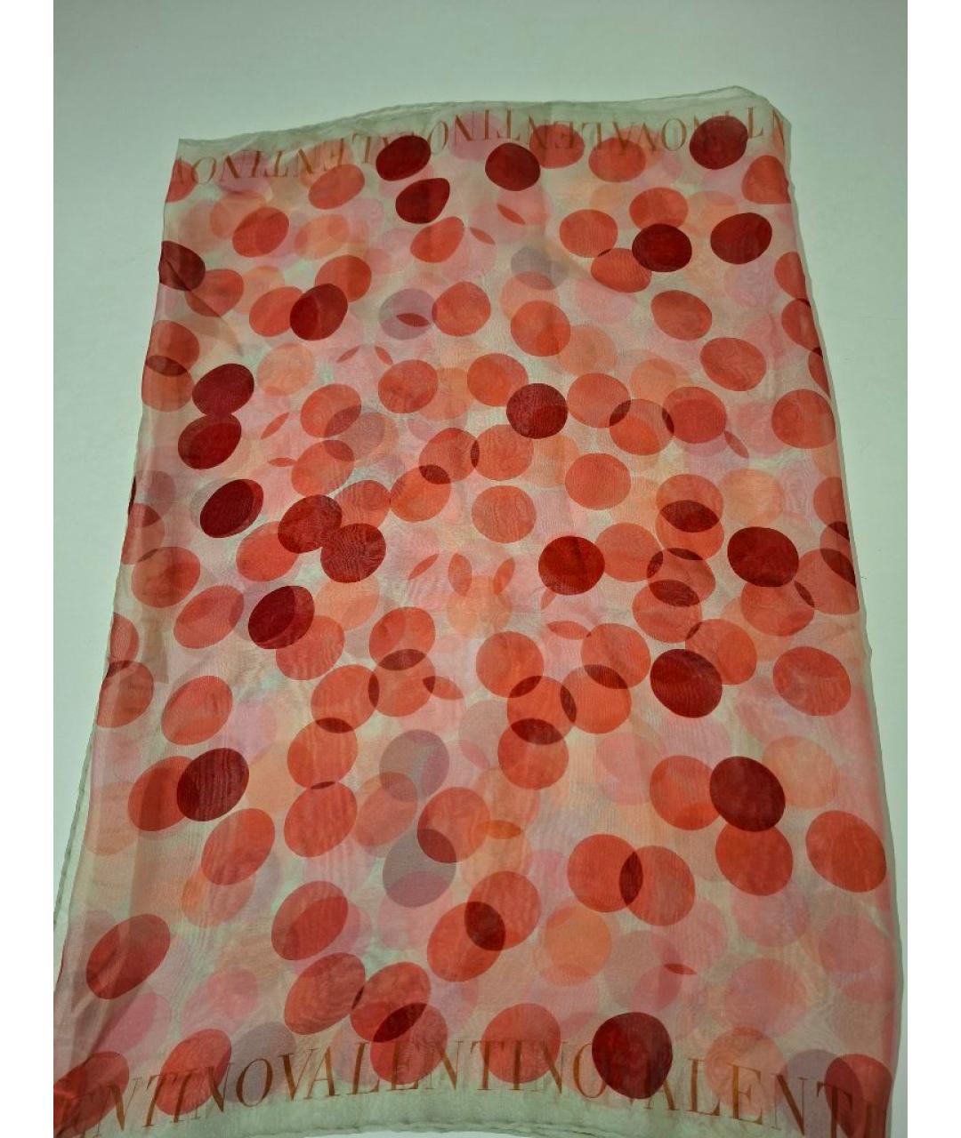 VALENTINO Мульти шелковый шарф, фото 5