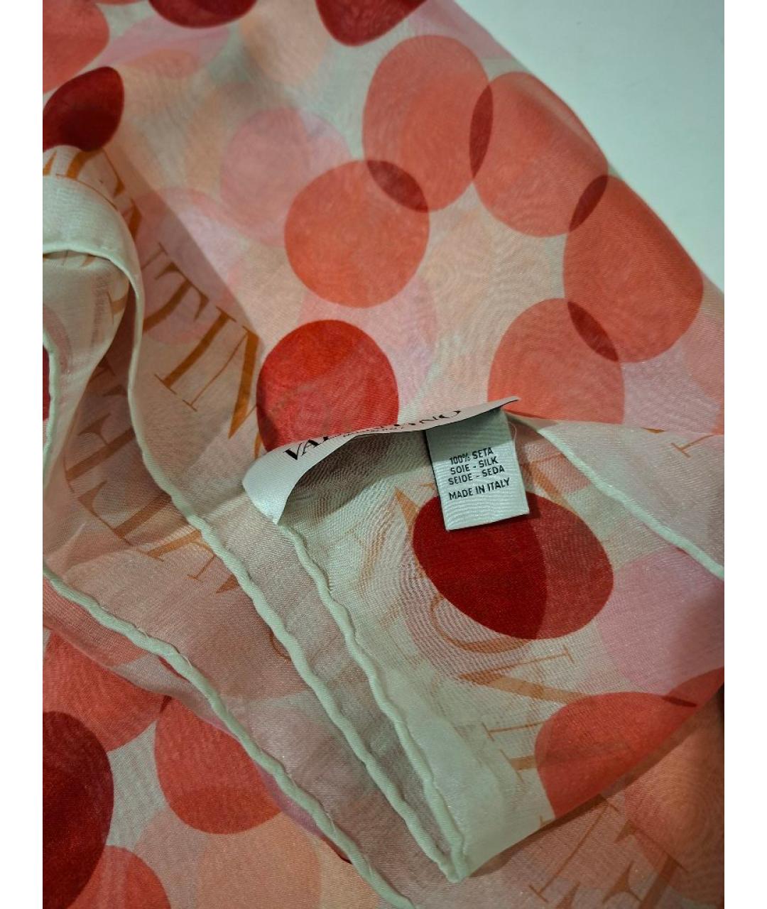 VALENTINO Мульти шелковый шарф, фото 4