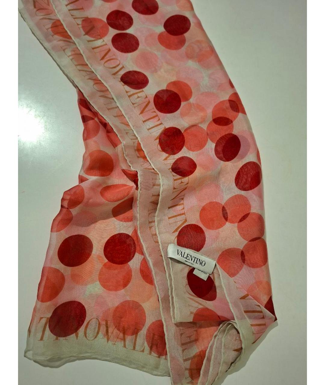 VALENTINO Мульти шелковый шарф, фото 3