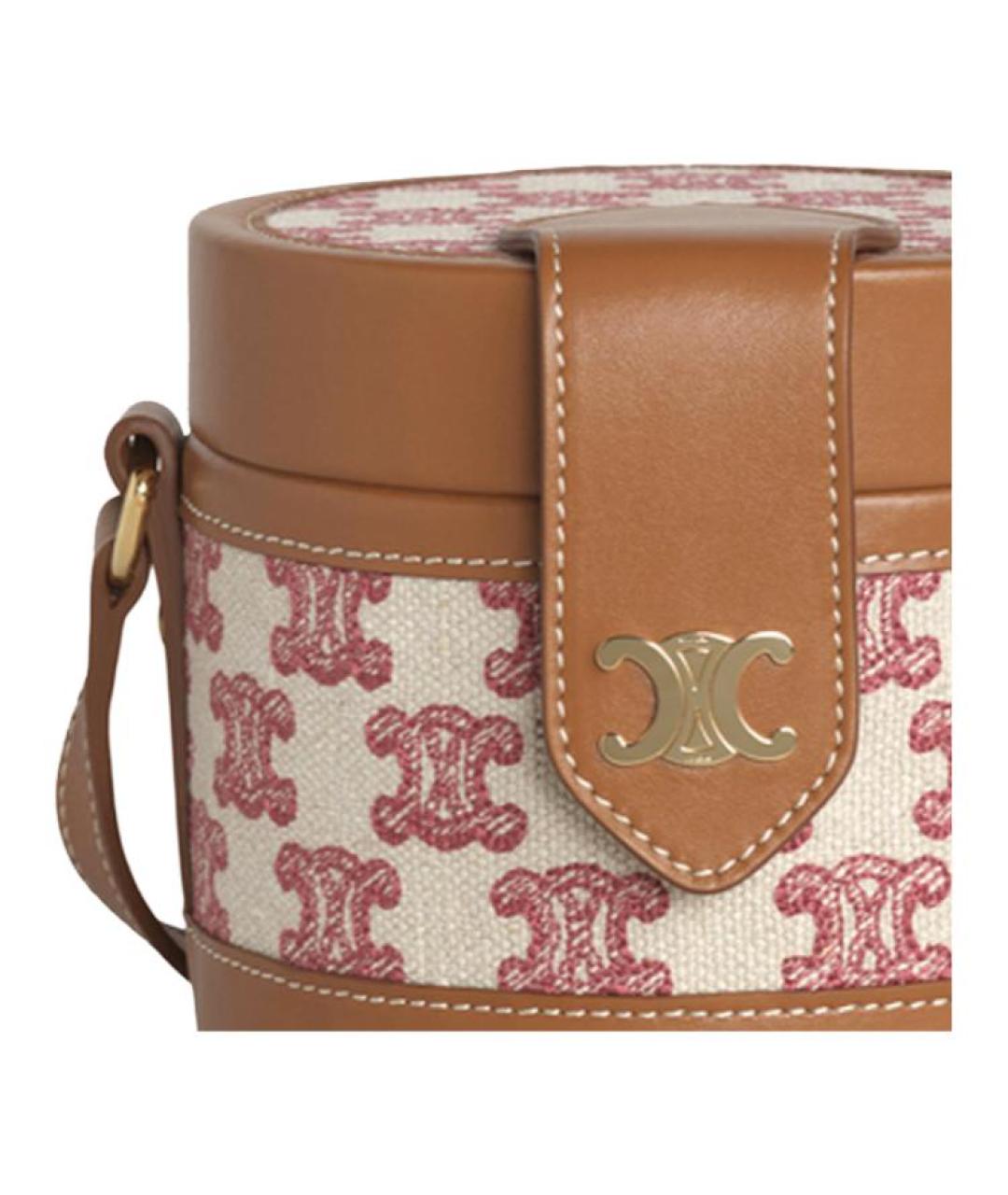 CELINE Коричневая сумка через плечо, фото 4