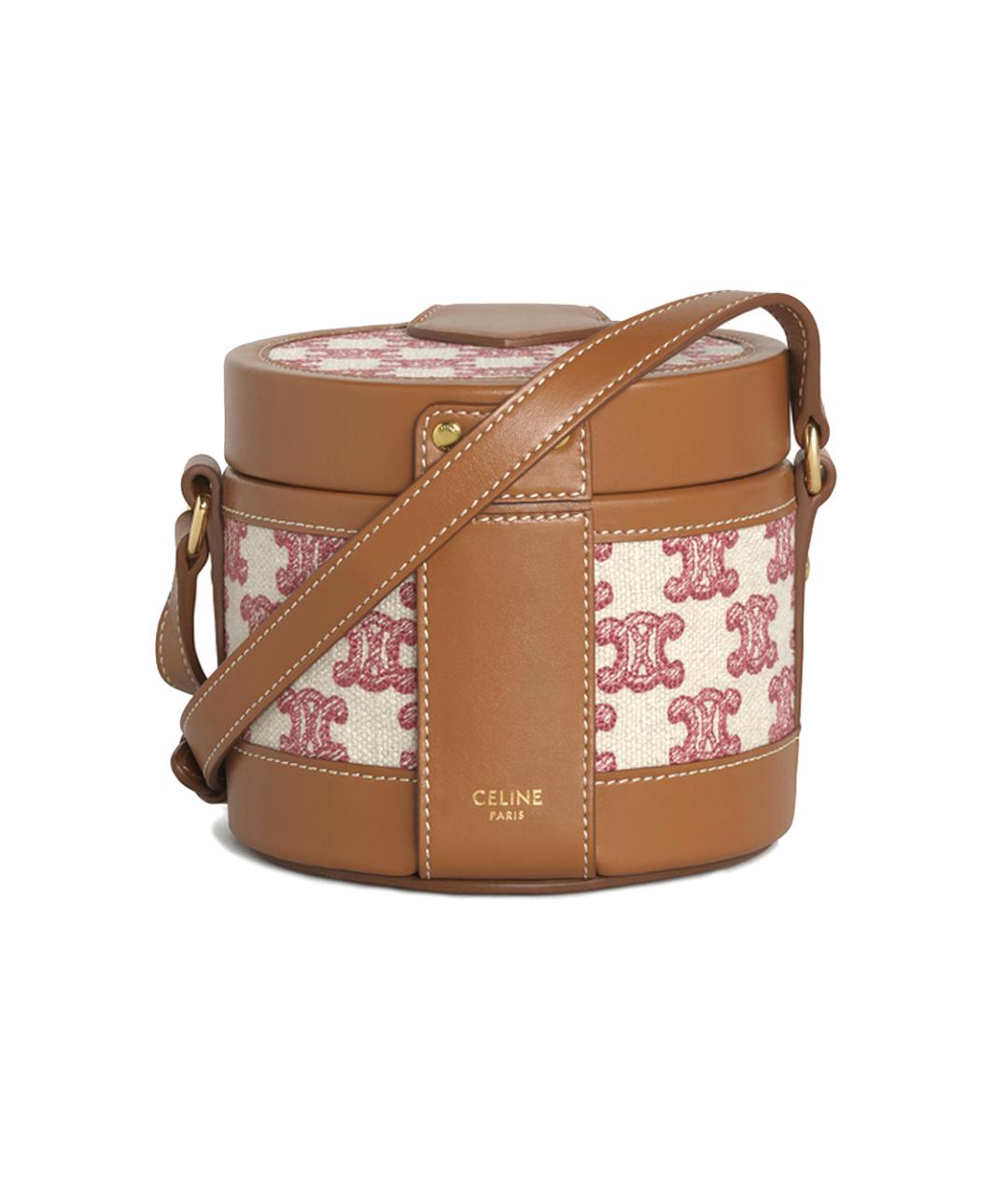 CELINE Коричневая сумка через плечо, фото 3